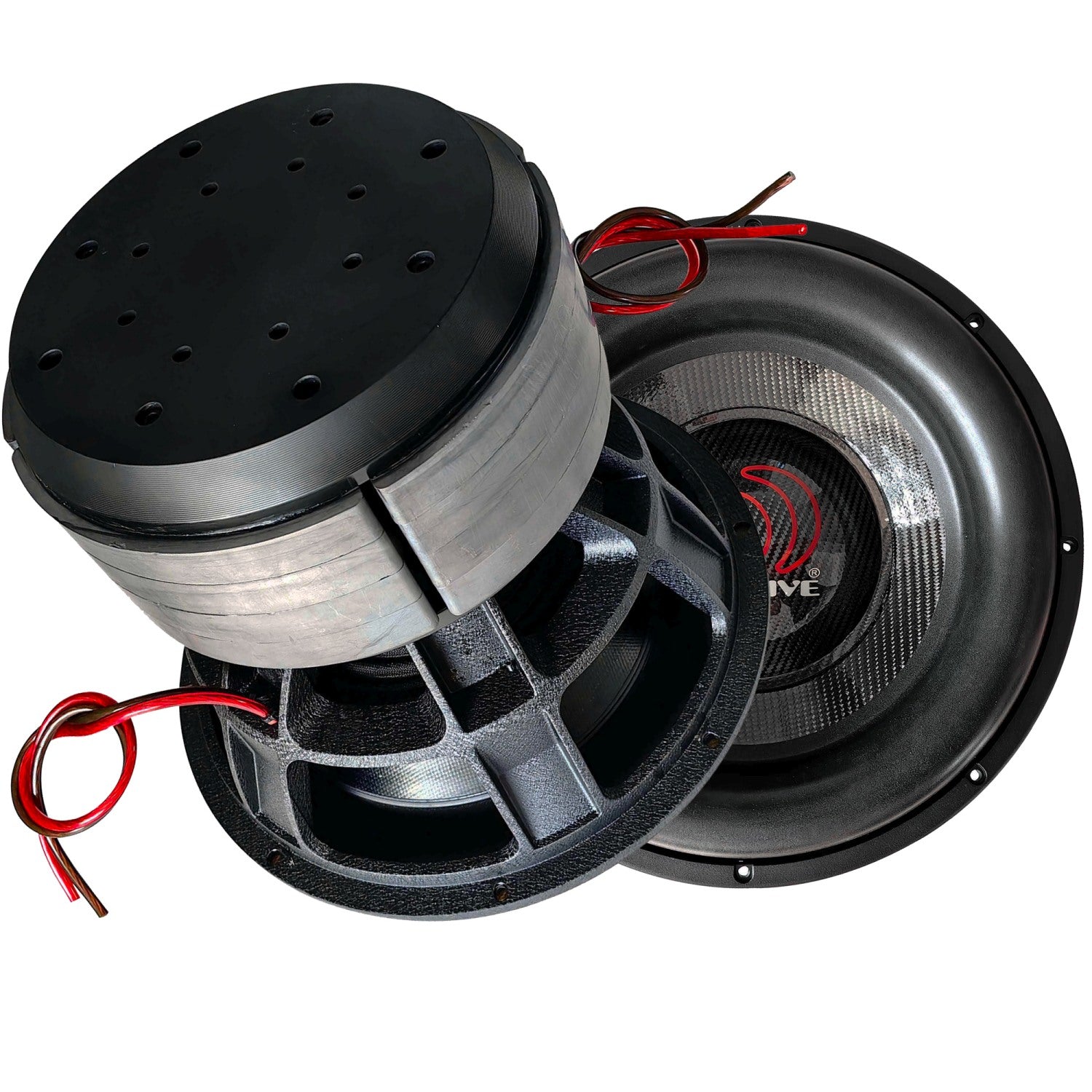 BOA151R - 15" 8,000 Watts RMS Dual 1 Ohm Mega Subwoofer - Caution* Product is 132 Lbs. and Requires Special Handling