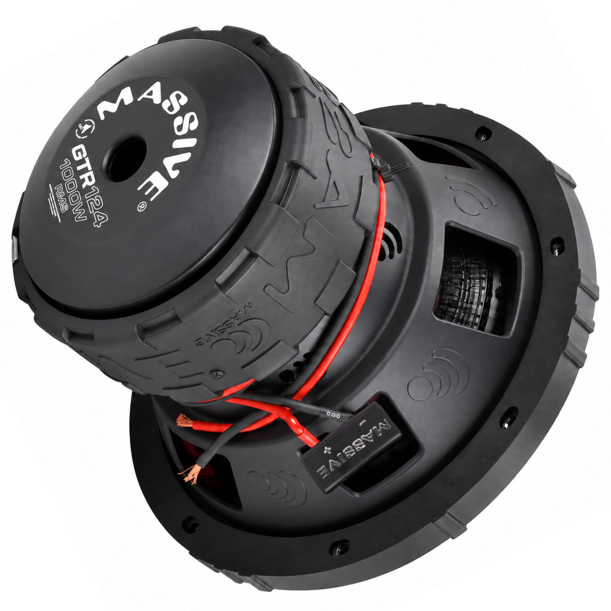 GTR124 - 12" 1000 Watts RMS Dual 4 Ohm Subwoofer