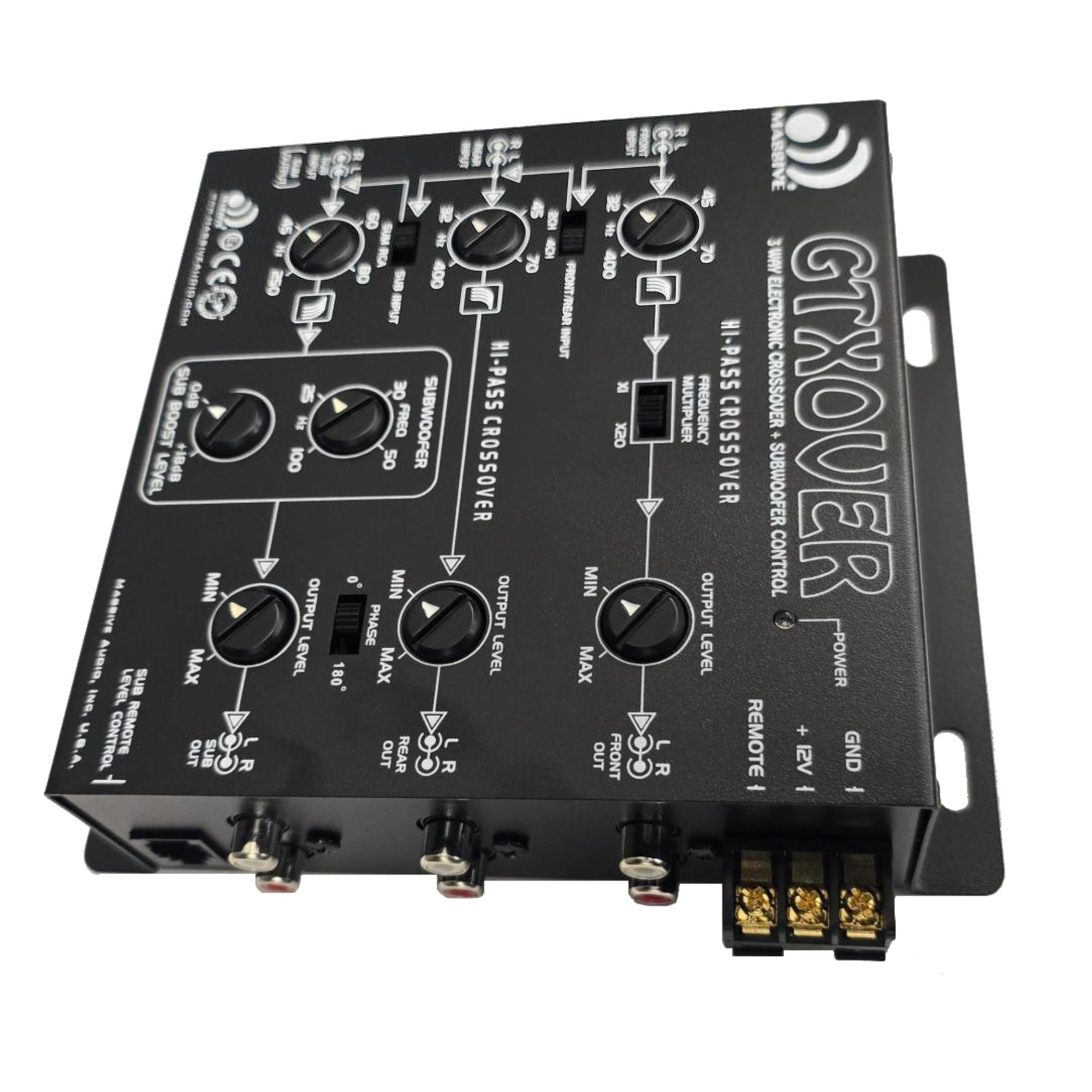 GTXOVER - 3 Way Electronic Crossover 18dB 3rd Order Butterworth