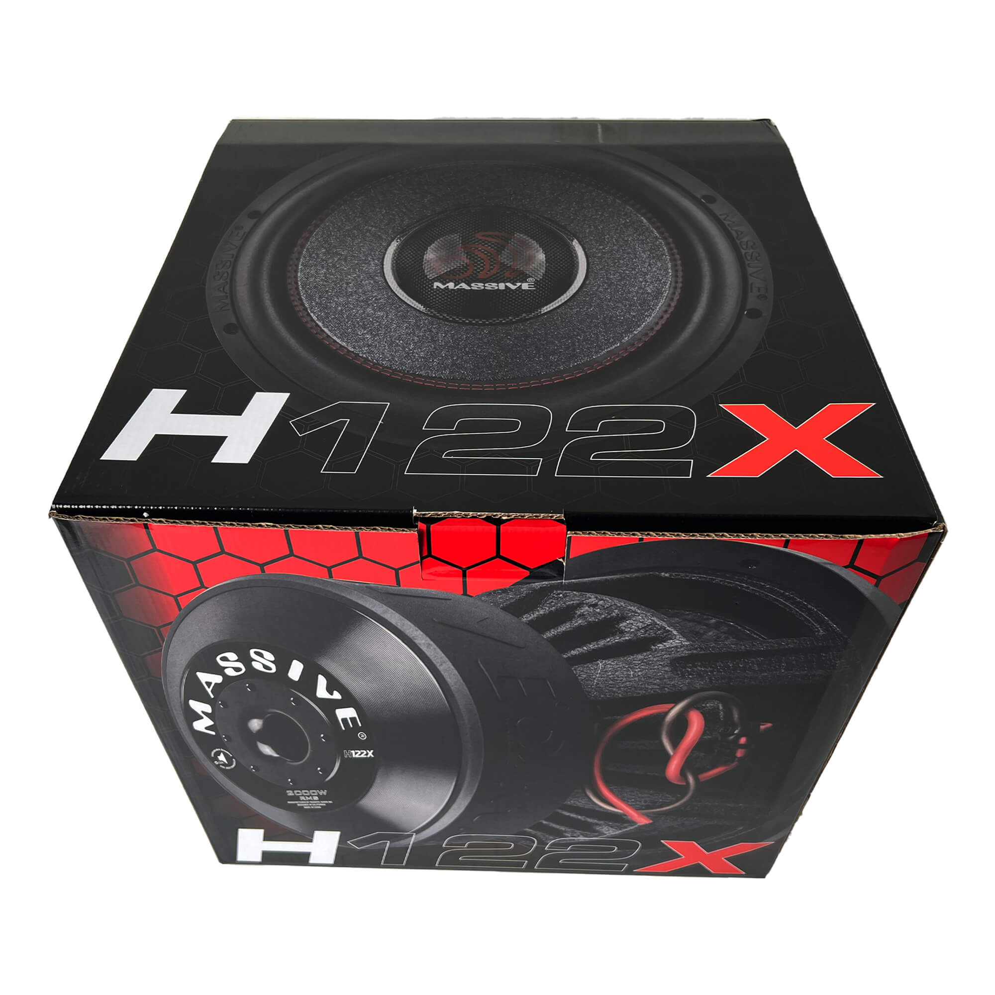 H122X - 12" 2000 Watts RMS Dual 2 Ohm 3" V.C. Mega Subwoofer