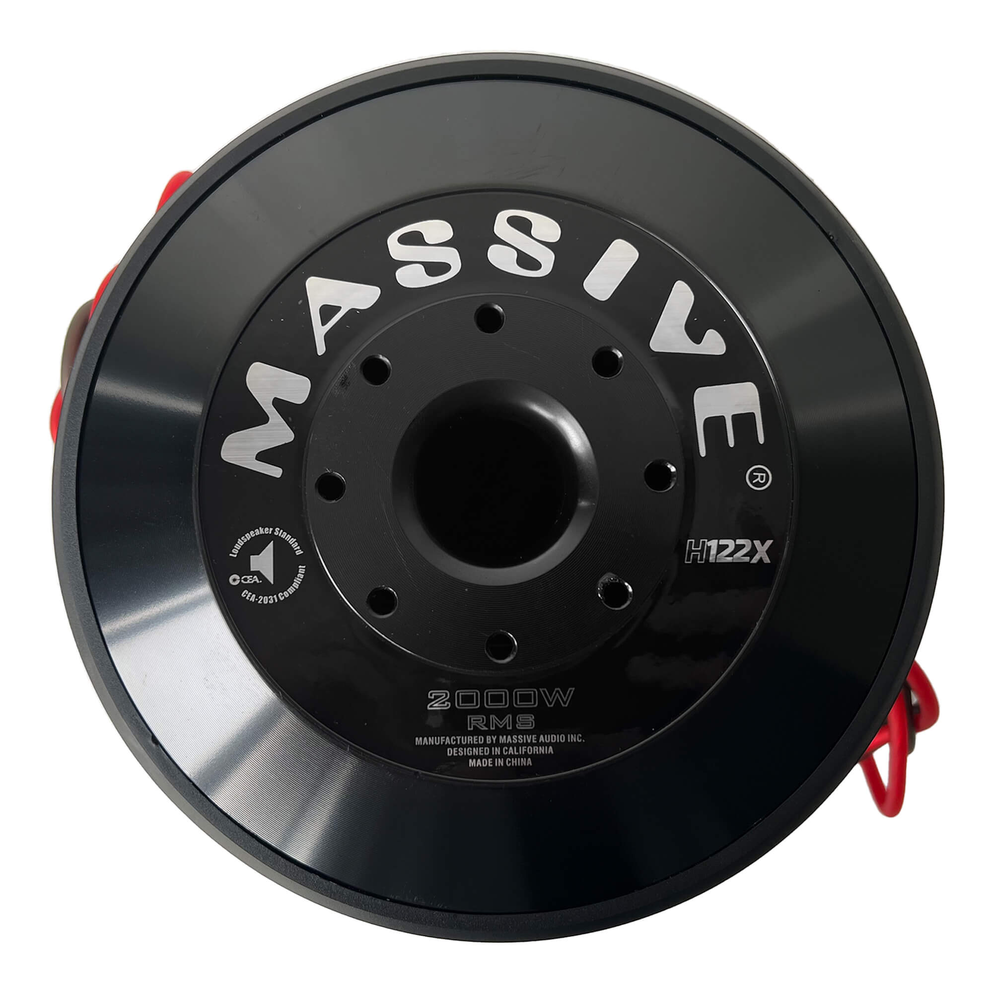 H122X - 12" 2000 Watts RMS Dual 2 Ohm 3" V.C. Mega Subwoofer