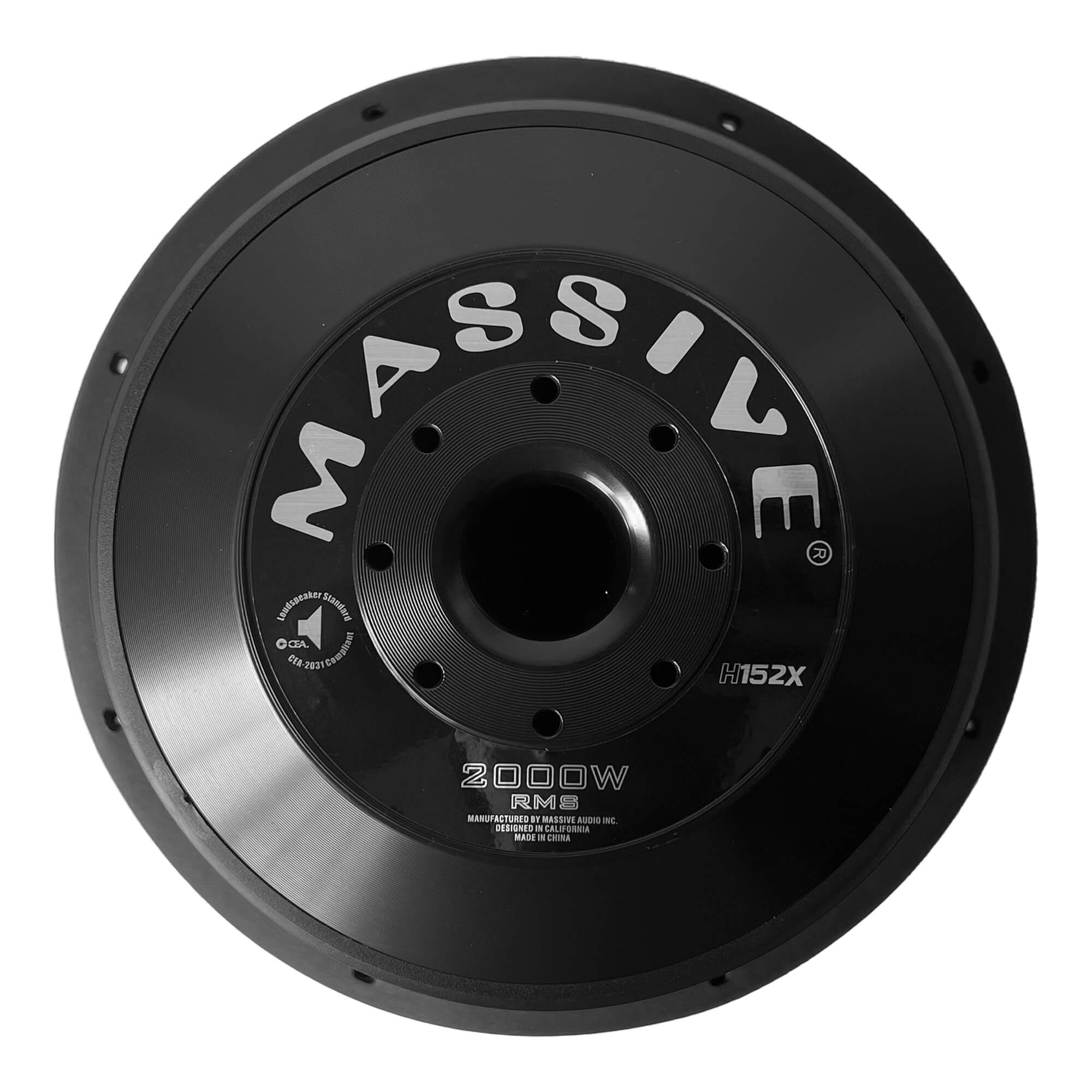 H152X - 15" 2000 Watts RMS Dual 2 Ohm 3" V.C. Mega Subwoofer