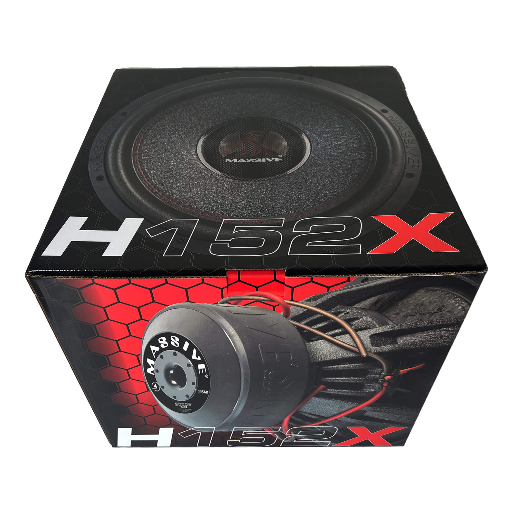 H152X - 15" 2000 Watts RMS Dual 2 Ohm 3" V.C. Mega Subwoofer