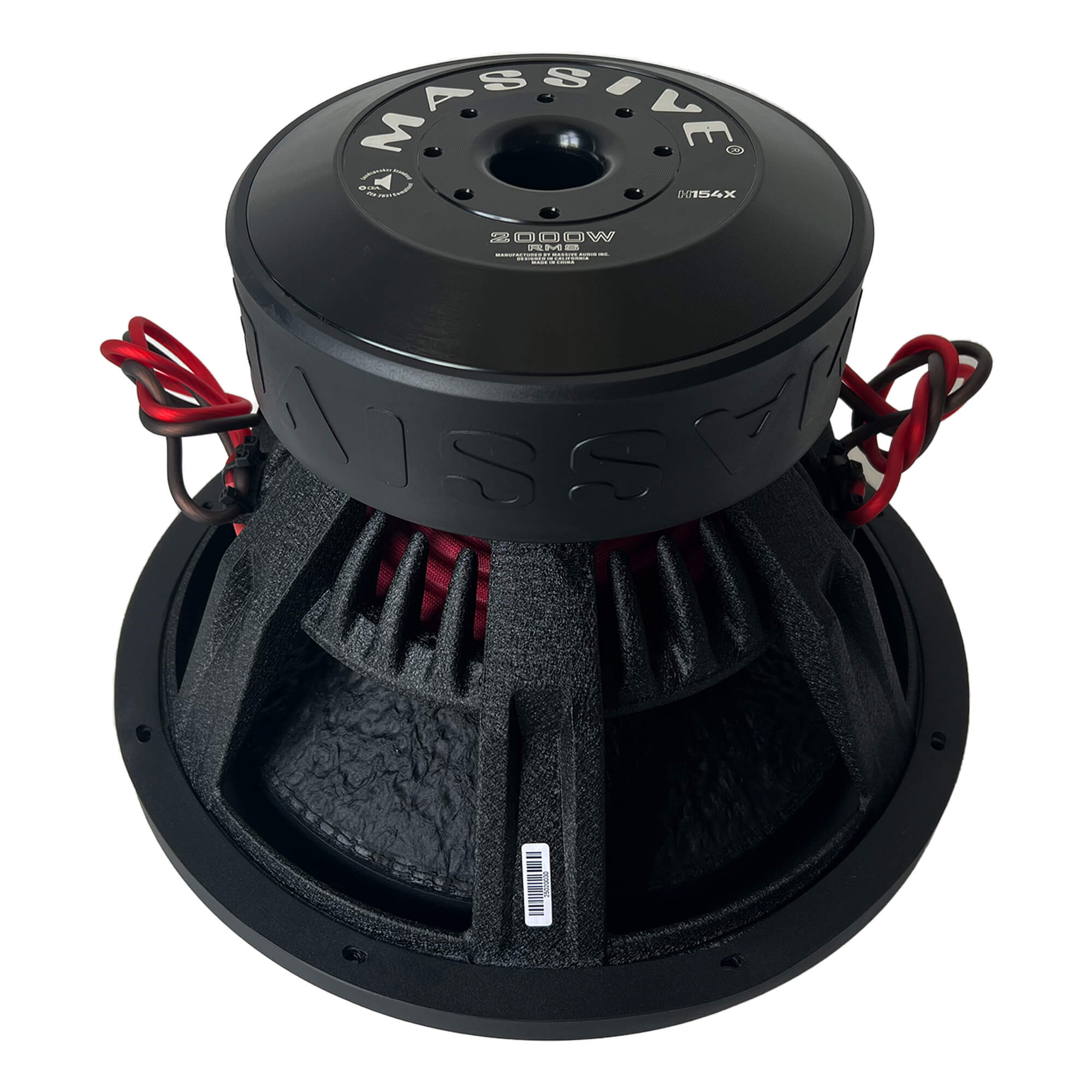 H154X - 15" 2000 Watts RMS Dual 4 Ohm 3" V.C. Mega Subwoofer