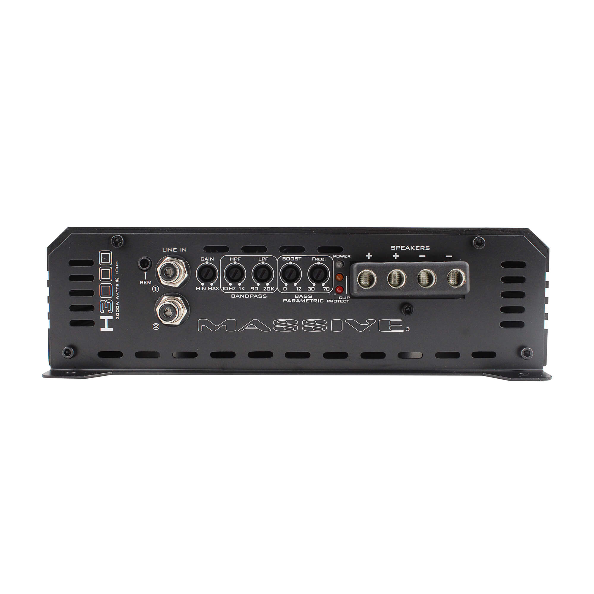 H3000 - 3000 Watts RMS @ 1 Ohm Mono Block Hippo Series Amplifier with Bass Remote