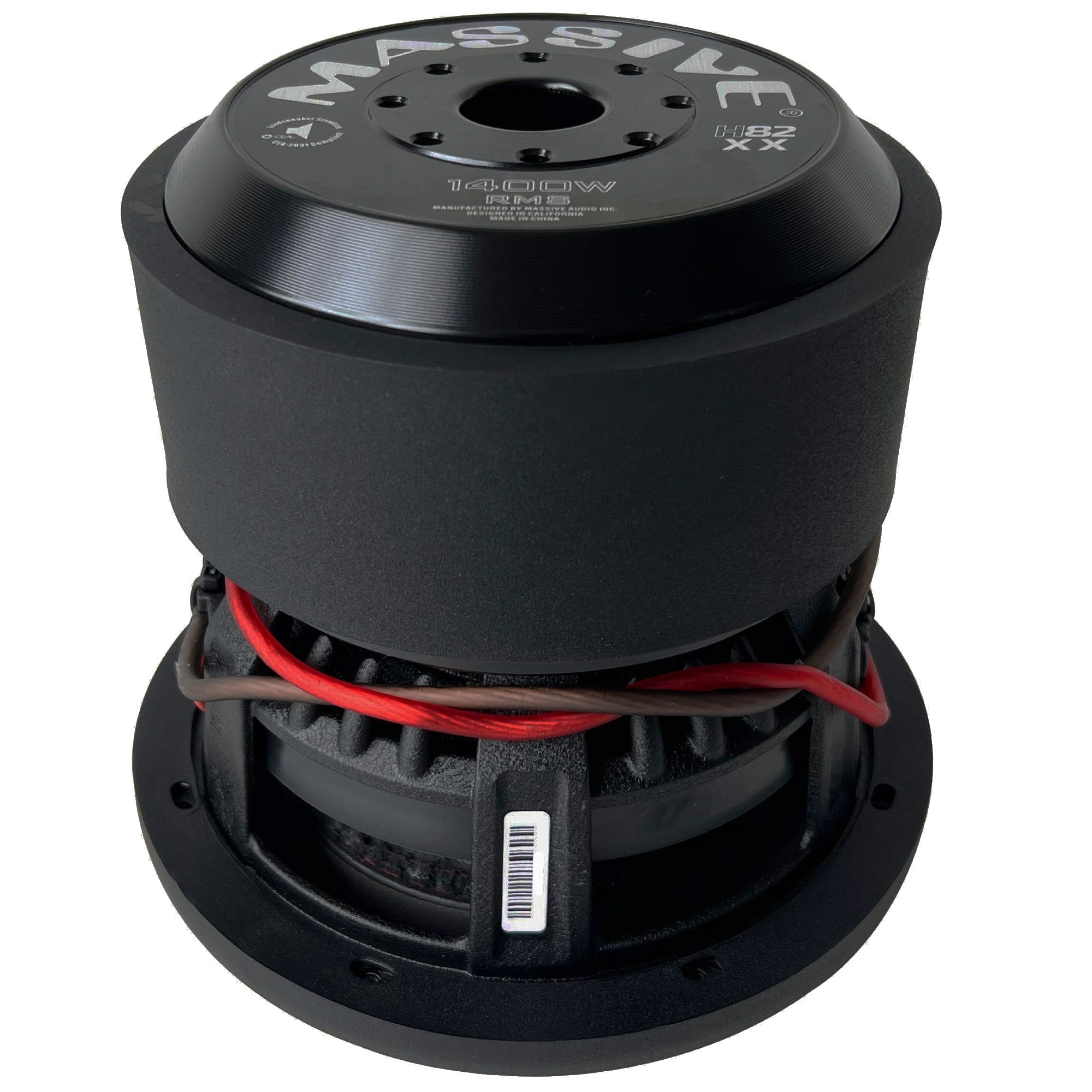 H82XX - 8" 1400 Watts RMS Dual 2 Ohm 2.5" V.C. Subwoofer