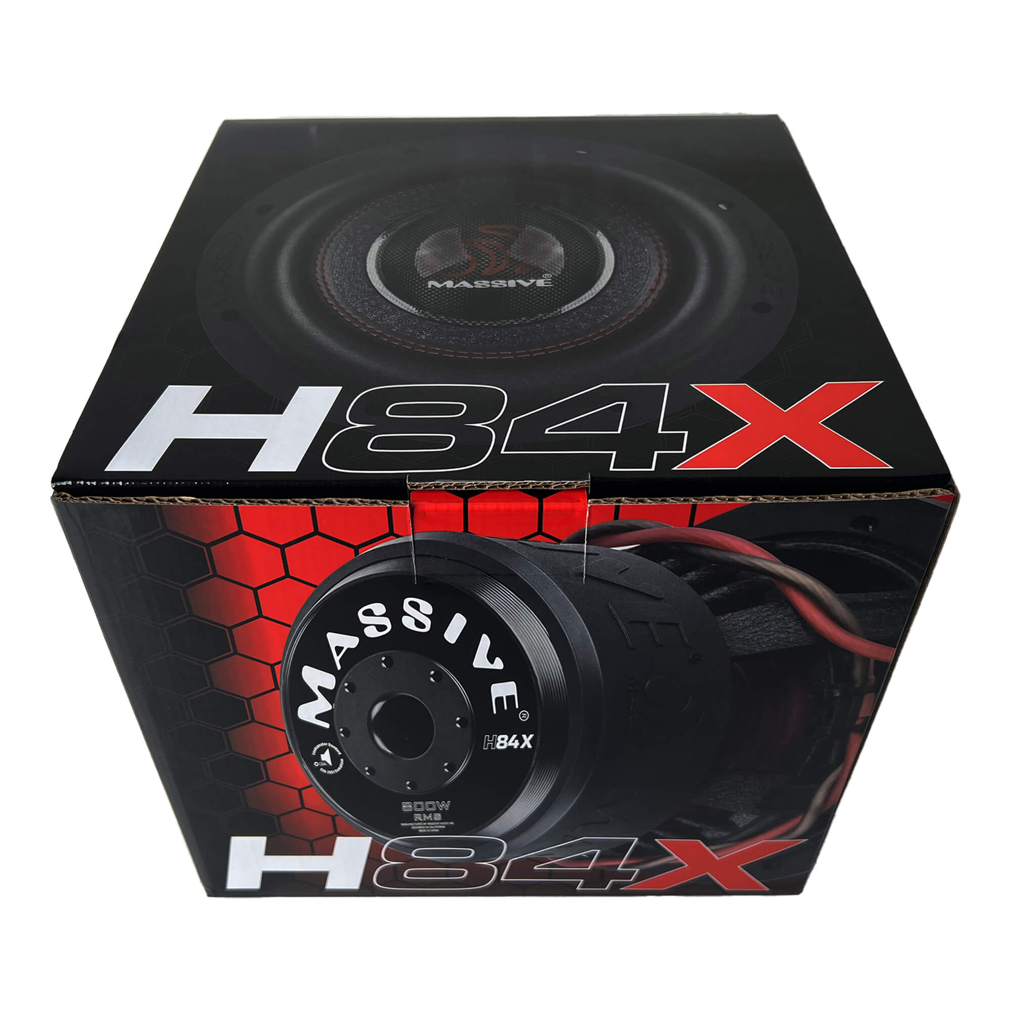 H84X - 8" 800 Watts RMS Dual 4 Ohm 2.5" V.C. Subwoofer