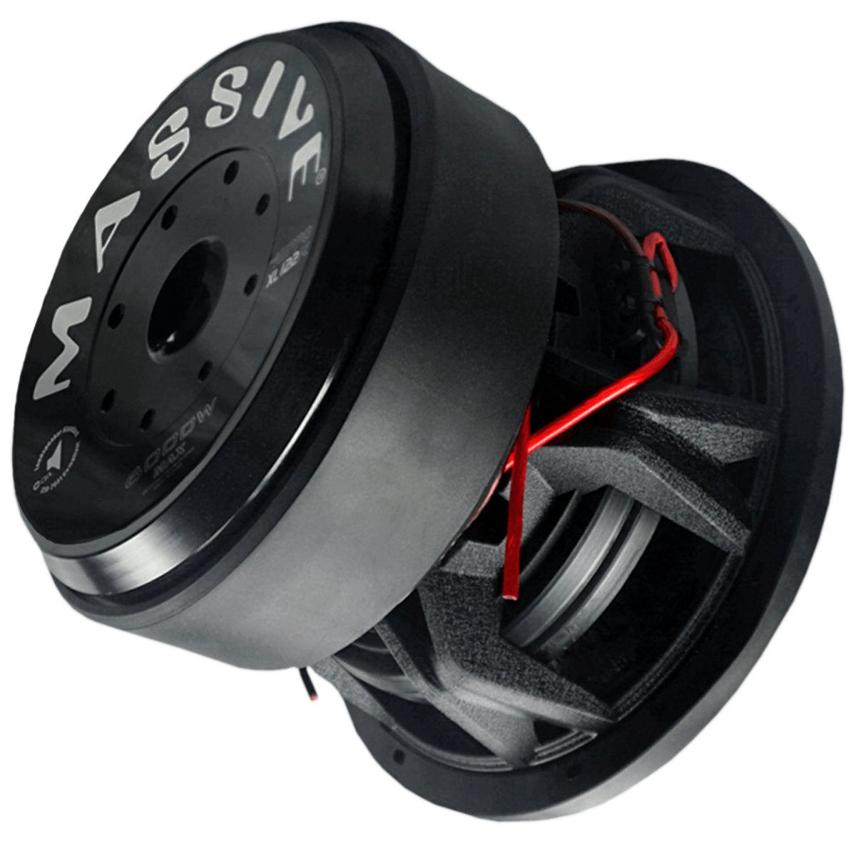 HIPPOXL122R - 12" 3000 Watts RMS Dual 2 Ohm 4" V.C. Mega Subwoofer