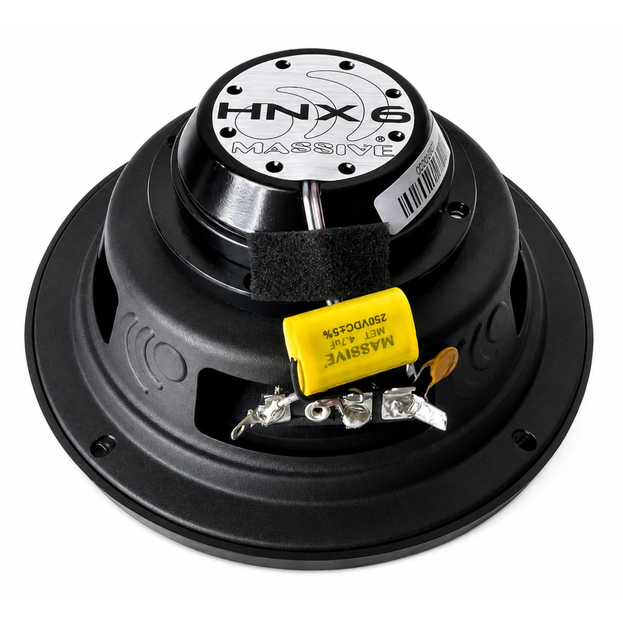 HNX6 | 6.5" 4 Ohm Mid-Range Pro Audio Coaxial Water Repellent Speaker - 120 Watts RMS (Pair)