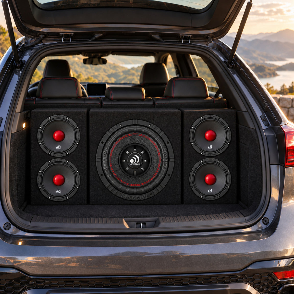 MM6AX - 6.5" 200 Watt 4 Ohm Mid-Range / Mid-Bass Speaker
