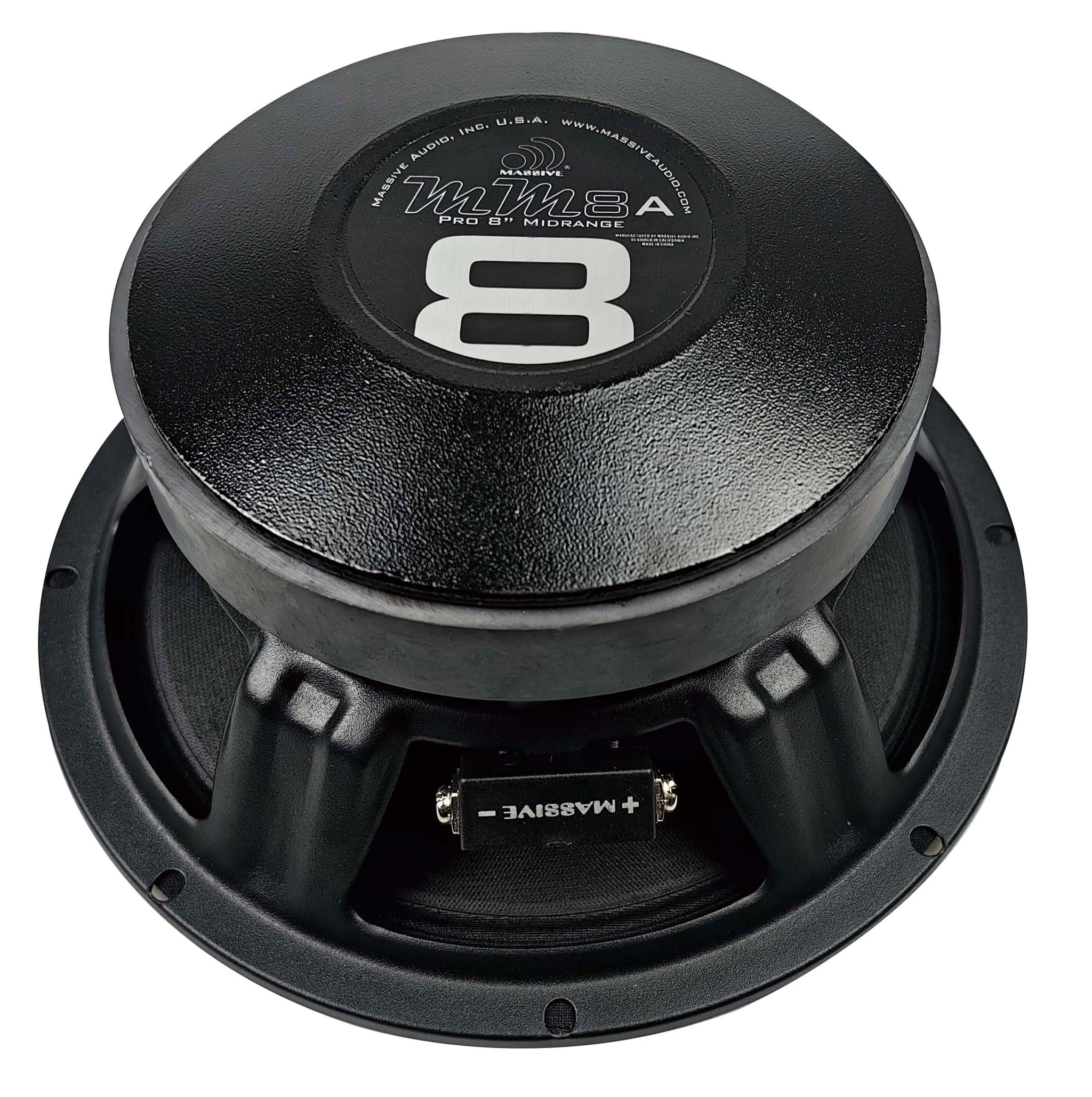 Massive Audio MM8A 150 Watt Ohm Mid-Range Mid-Bass Speaker