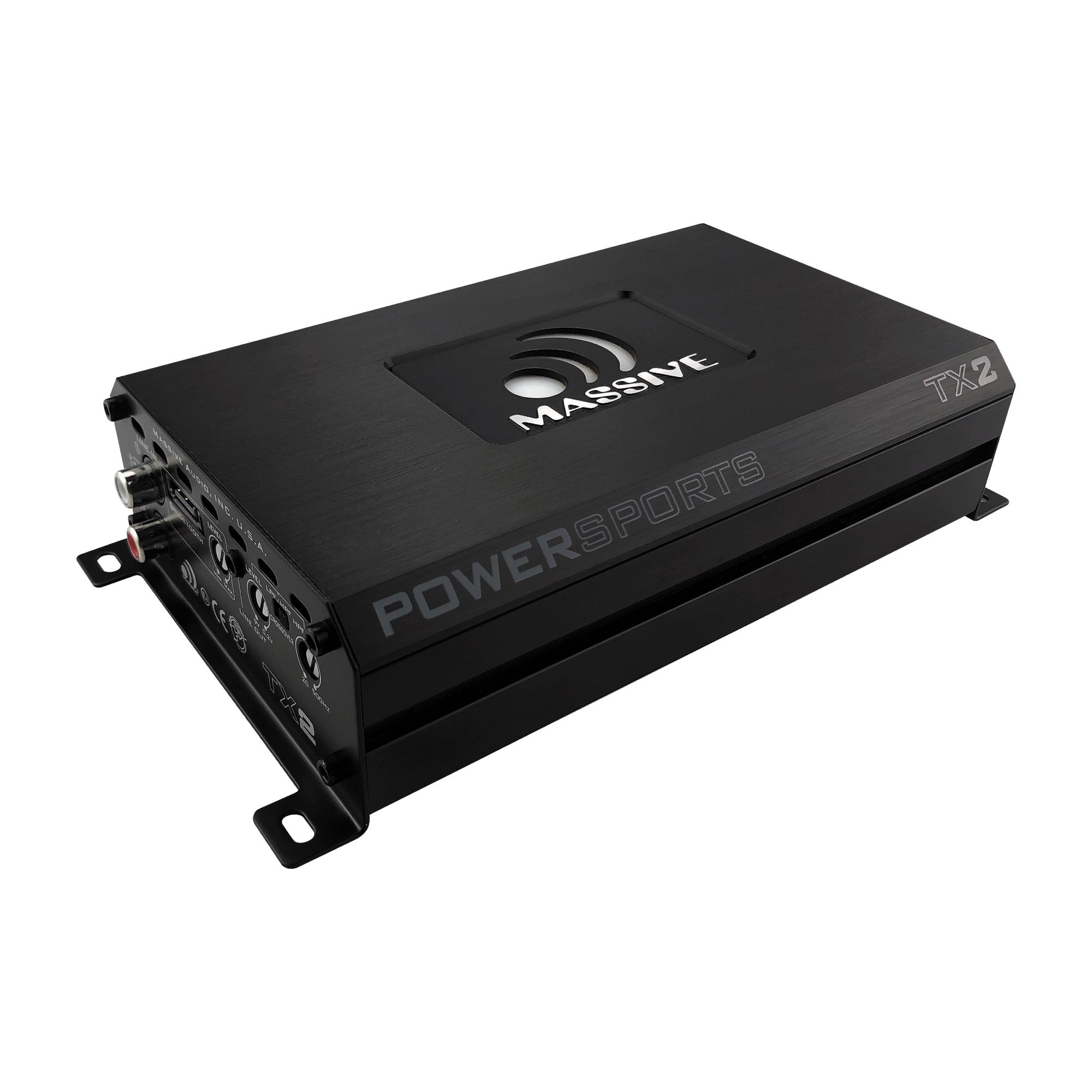 TX2 - 120 Watts X 2 RMS @ 4 Ohm Full Range Bluetooth Marine Amplifier