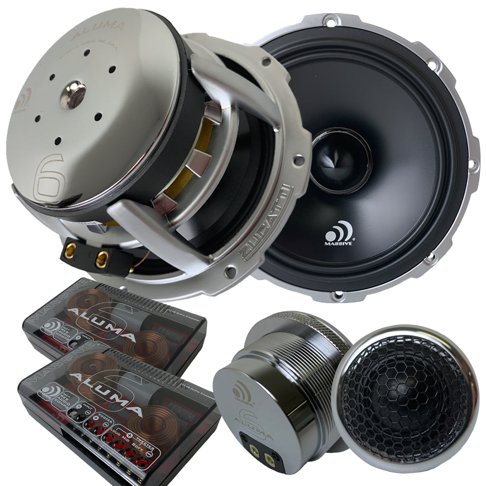 ALUMA 300 Watts RMS Ohm Component Kit Speakers
