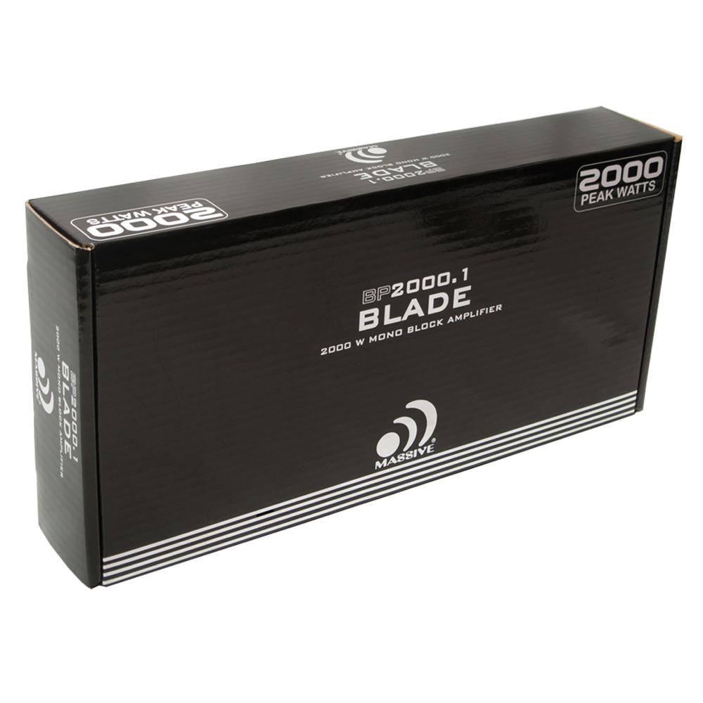 BP2000.1 - 1000 Watts RMS x 1 @ 1 Ohm Digital Mono Amplifier