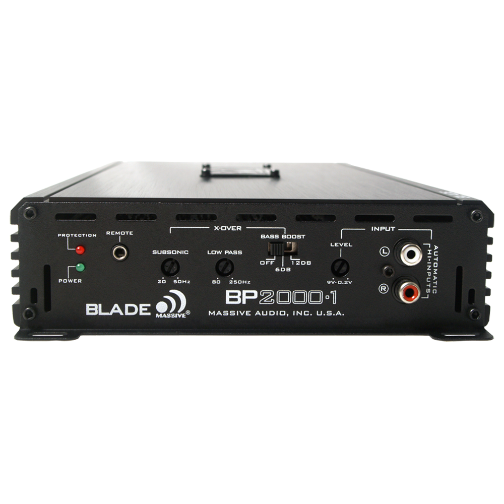 BP2000.1 - 1000 Watts RMS x 1 @ 1 Ohm Digital Mono Amplifier