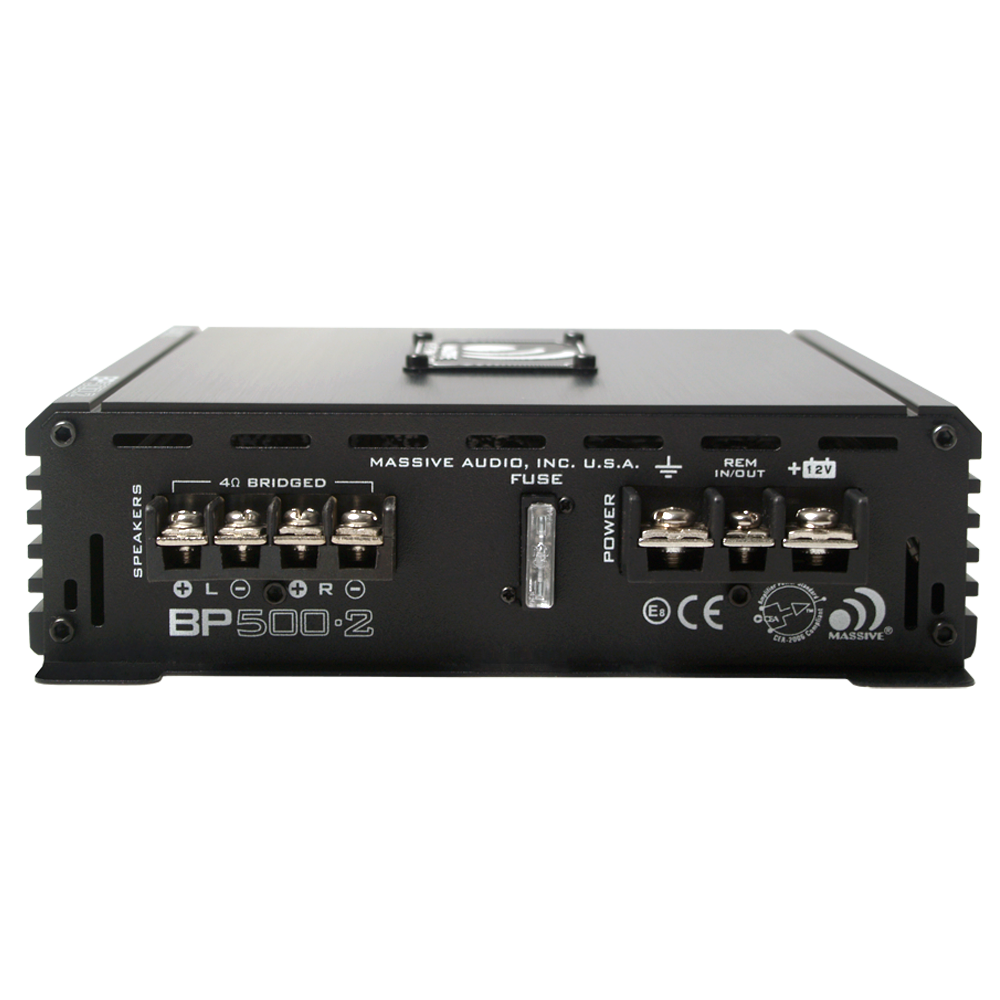 BP500.2 - 80 Watts RMS x 2 @ 4 Ohm 2 Channel Amplifier