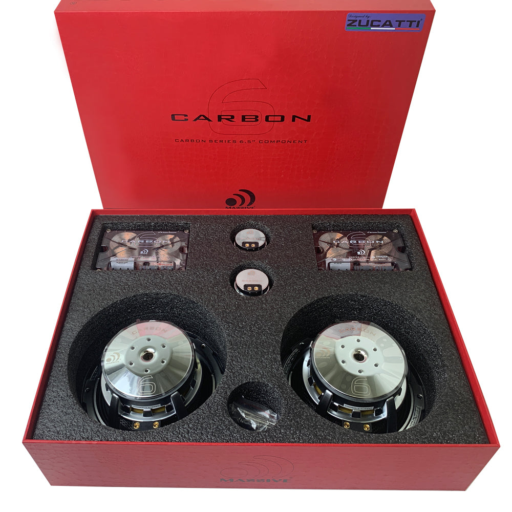 CARBON6 - 6.5" 280 Watts RMS Component Kit Speakers