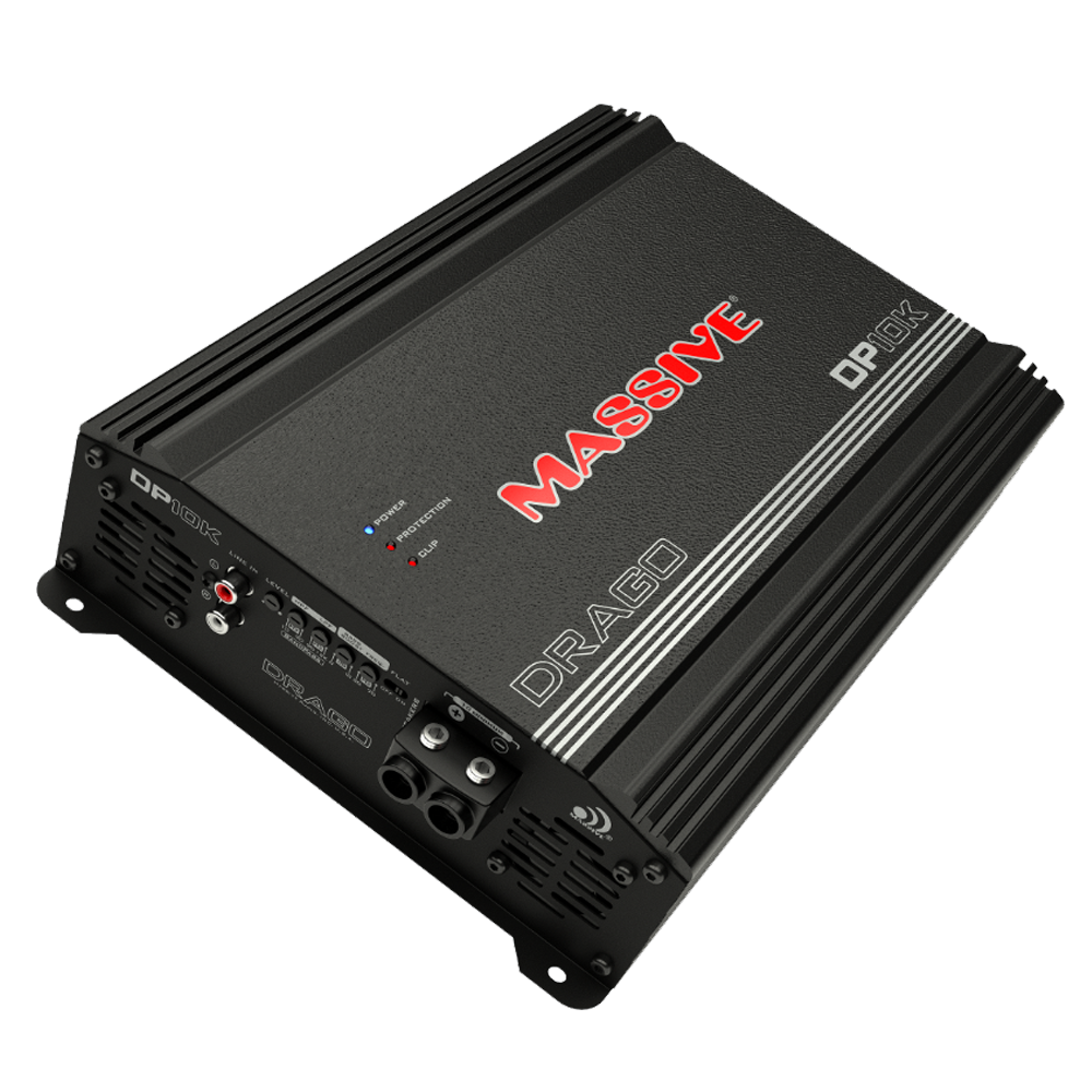 DP10K - 5,000 Watts RMS / 10,000 Watts MAX @ 1 Ohm Mono Block Amplifier