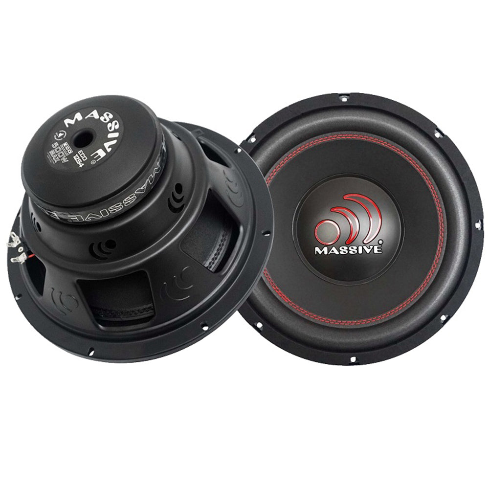 ECO12S4 - 12" 250 Watts RMS Single 4 Ohm Subwoofer
