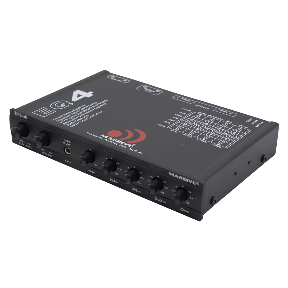 EQ4 - 4 Band Car Audio Graphic Equalizer