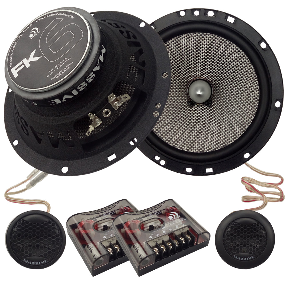 FK6 - 6.5" 80 Watts RMS Component Kit Speakers