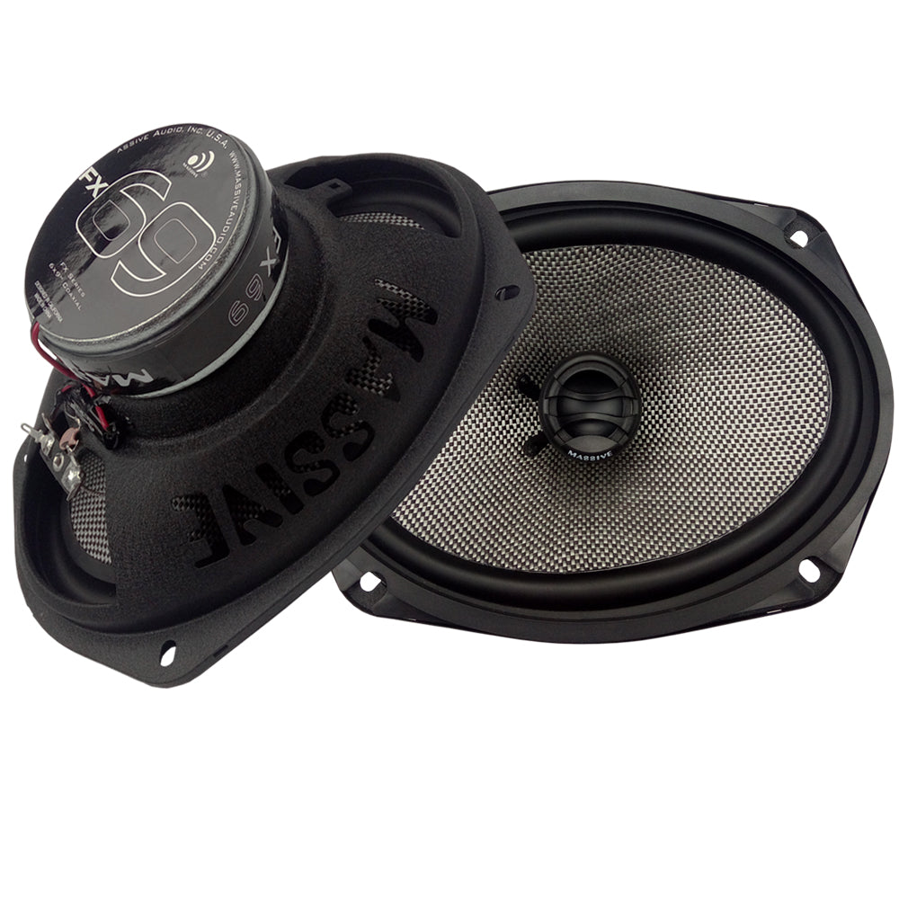 FX69 - 6"x9" 2-Way 80 Watts RMS Coaxial Speakers