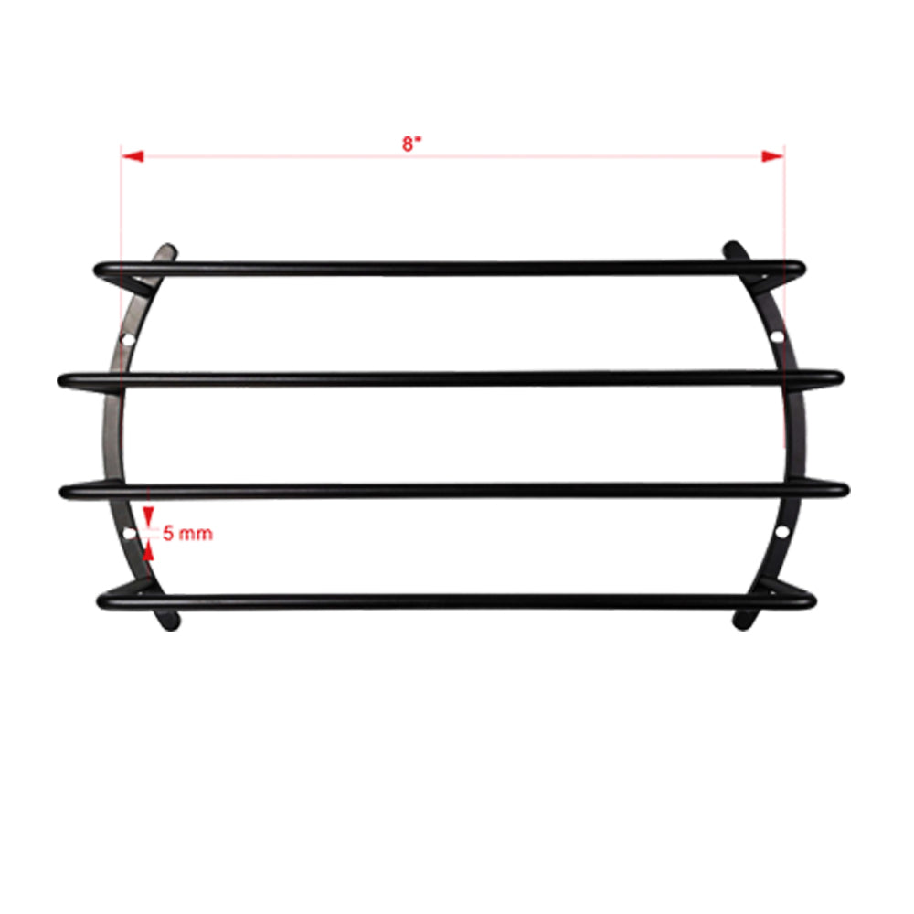 GRILL8 - 8" Deep Anodized Steel Protective Subwoofer Grill