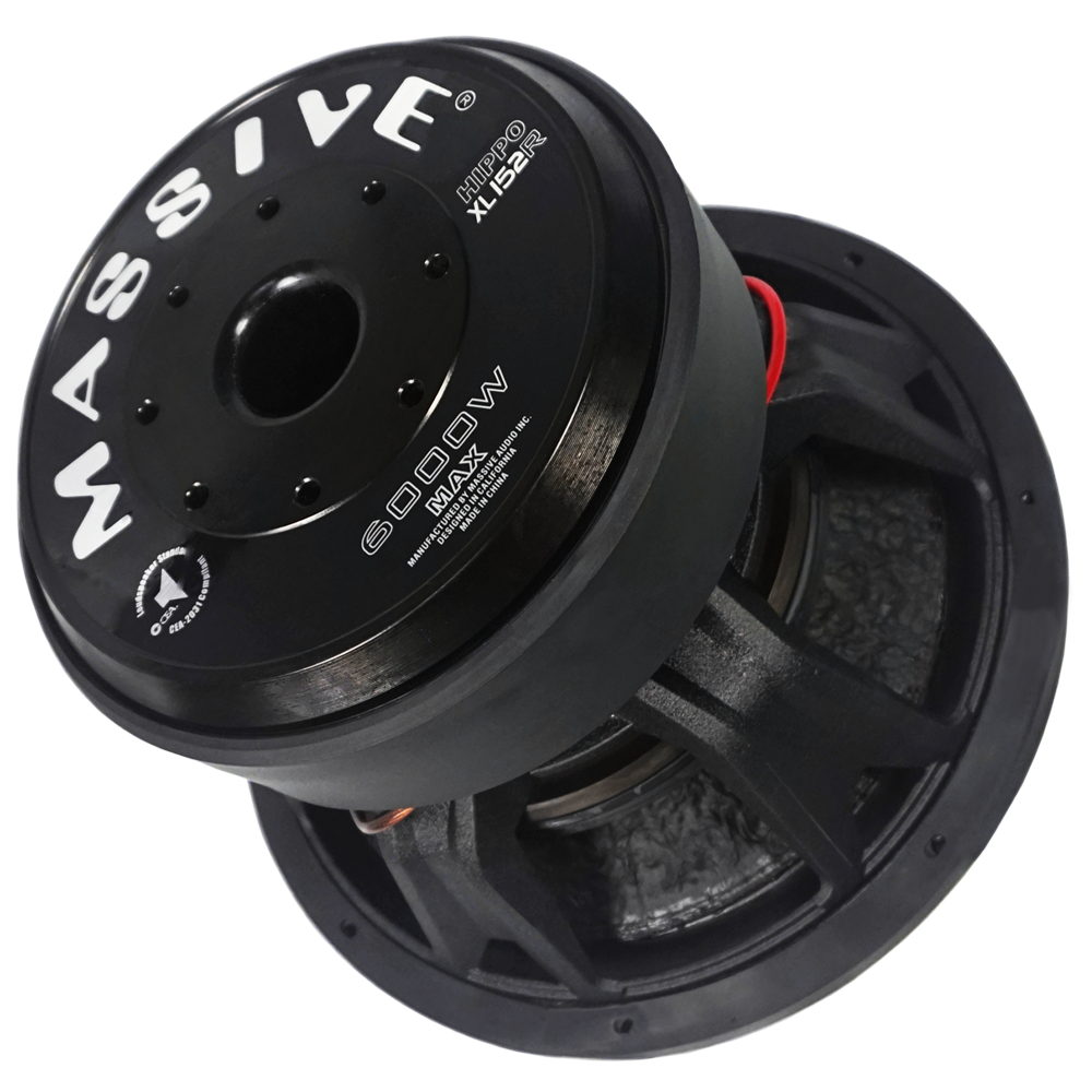 HIPPOXL152R - 15 inch Subwoofer | 3000 Watts RMS Dual 2 Ohm 4