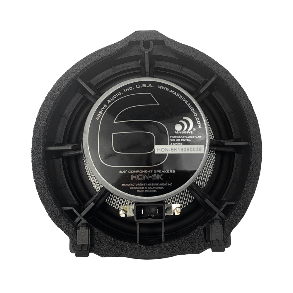 HON6K - 6.5"  Honda OEM Drop-In, 80 Watts RMS Component Kit Speakers (PAIR)