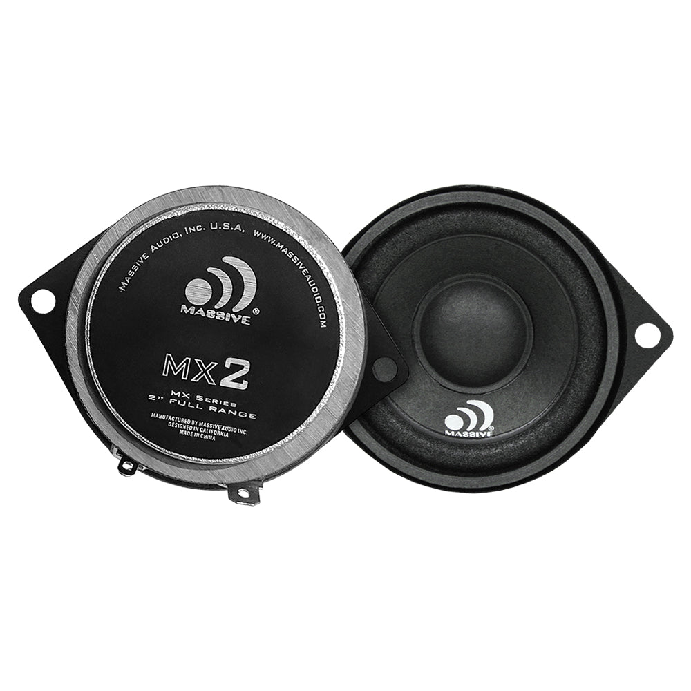 MX2 - 2" 2-Way 20 Watts RMS Full Range Speakers (2.25" Mounting)