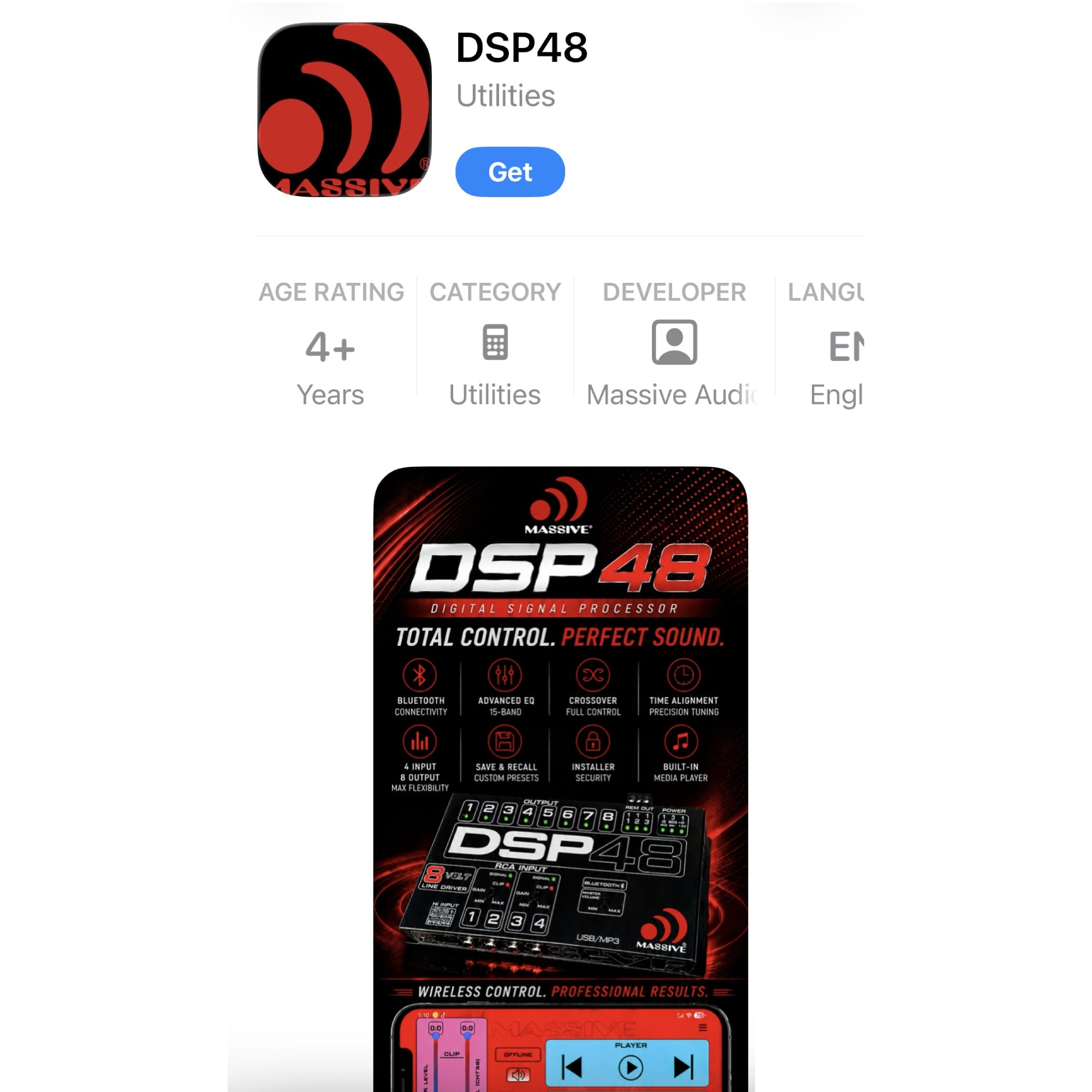 DSP48  - Digital Signal Processor with Bluetooth® Audio Streaming