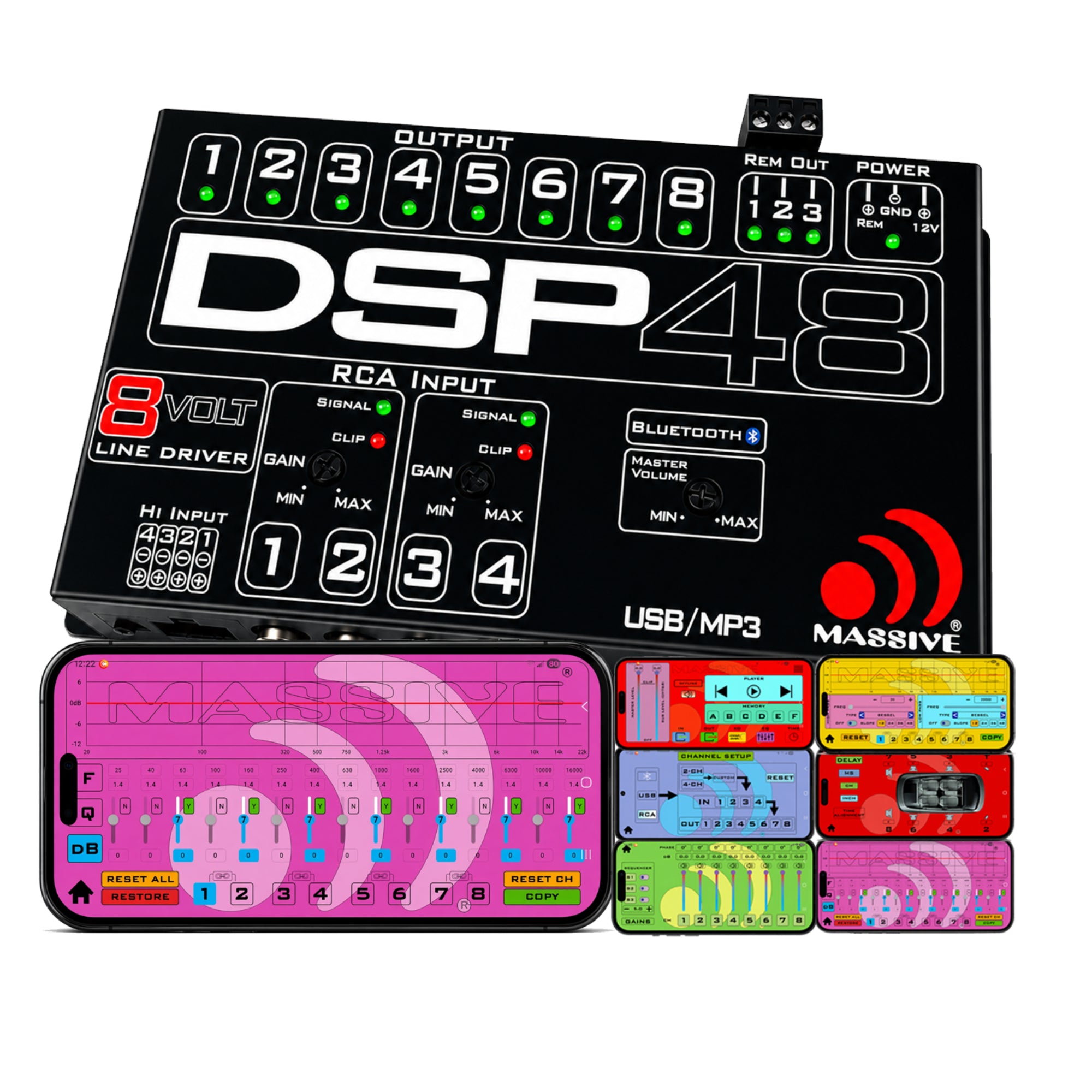 DSP48  - Digital Signal Processor with Bluetooth® Audio Streaming
