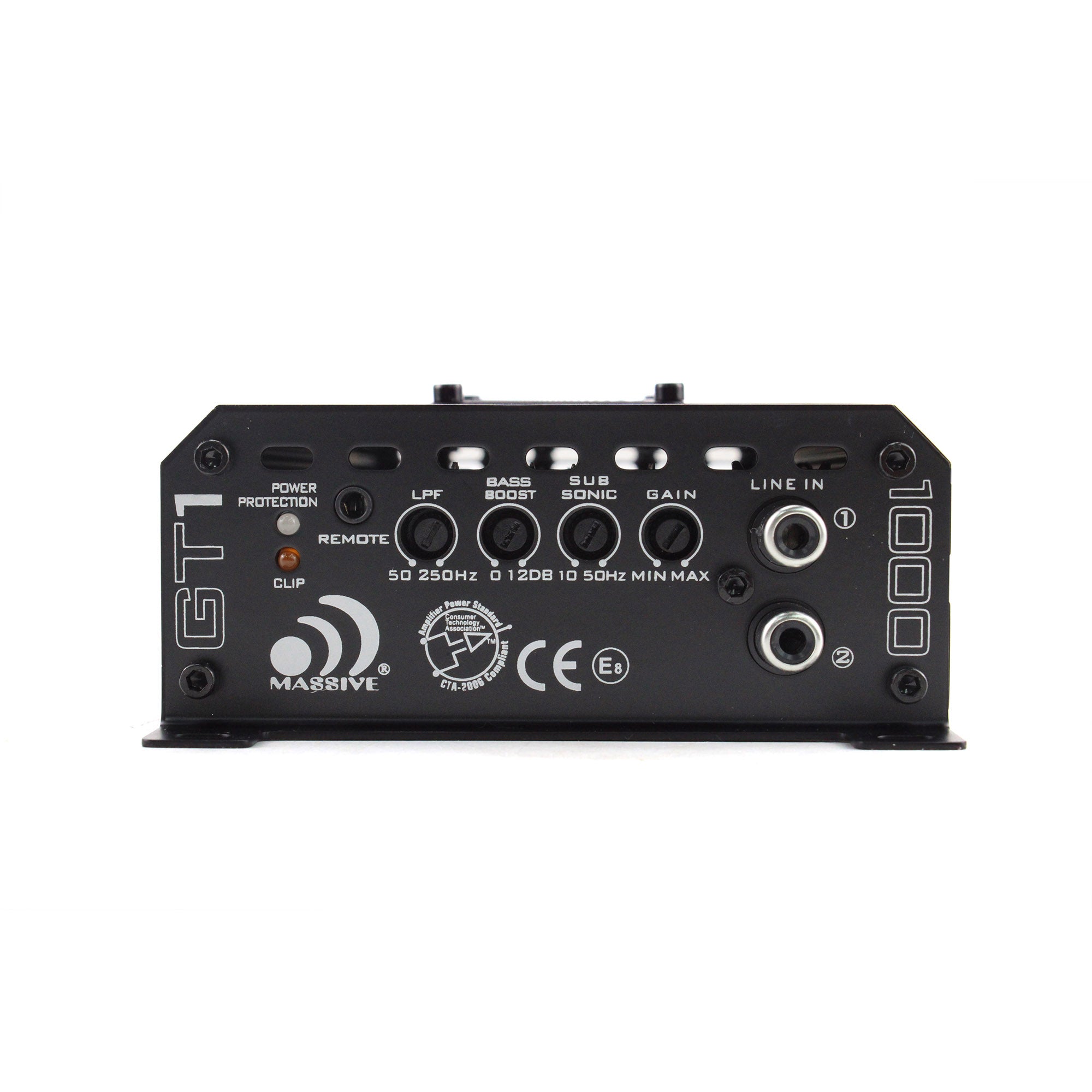 GT1 - 520 Watt RMS @ 1 Ohm Mono Block GT Series Amplifier With Bass Re
