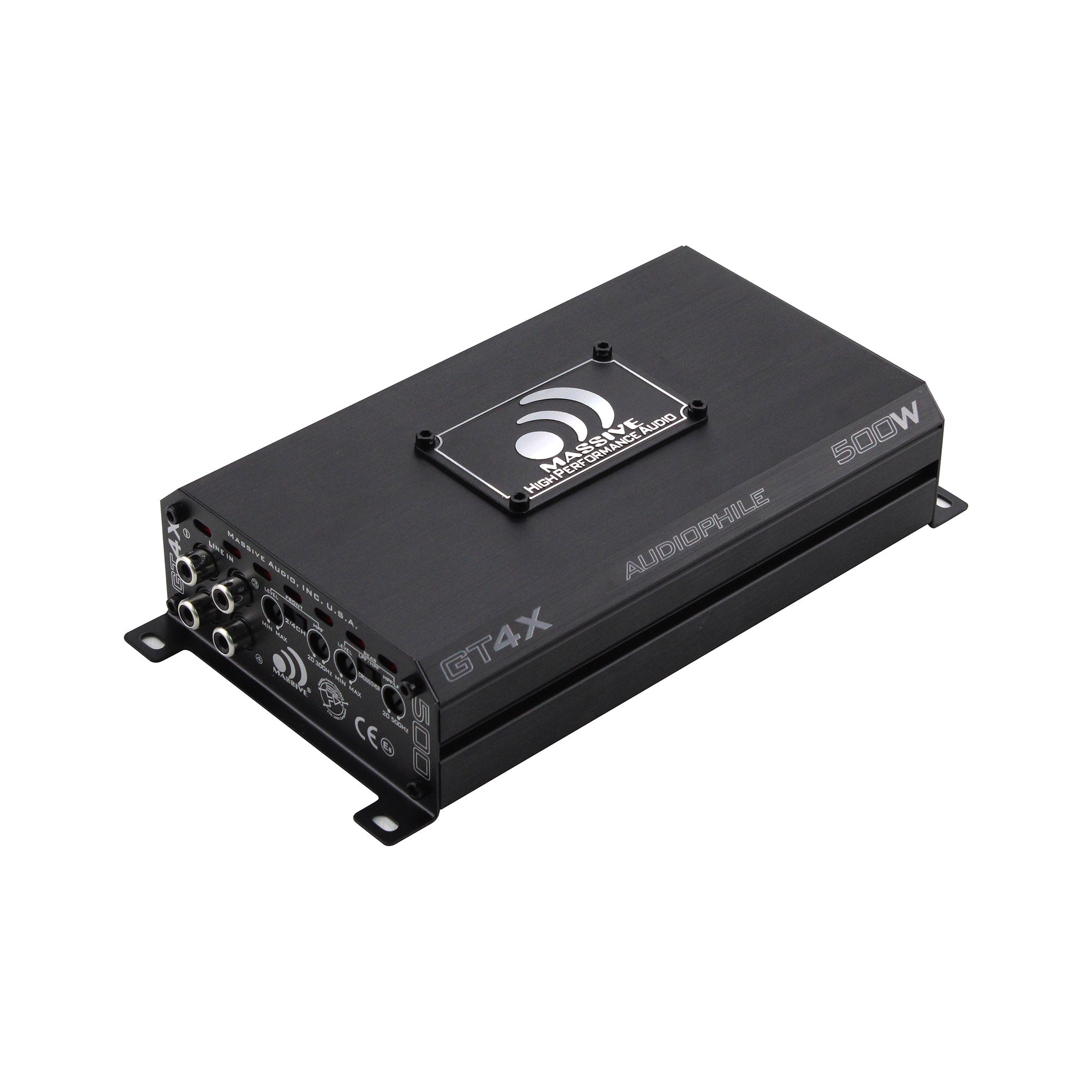 GT4X - 75 Watts RMS x 4 @ 4 Ohm / 120w x 4 @ 2 Ohm - 4 Channel Amplifi