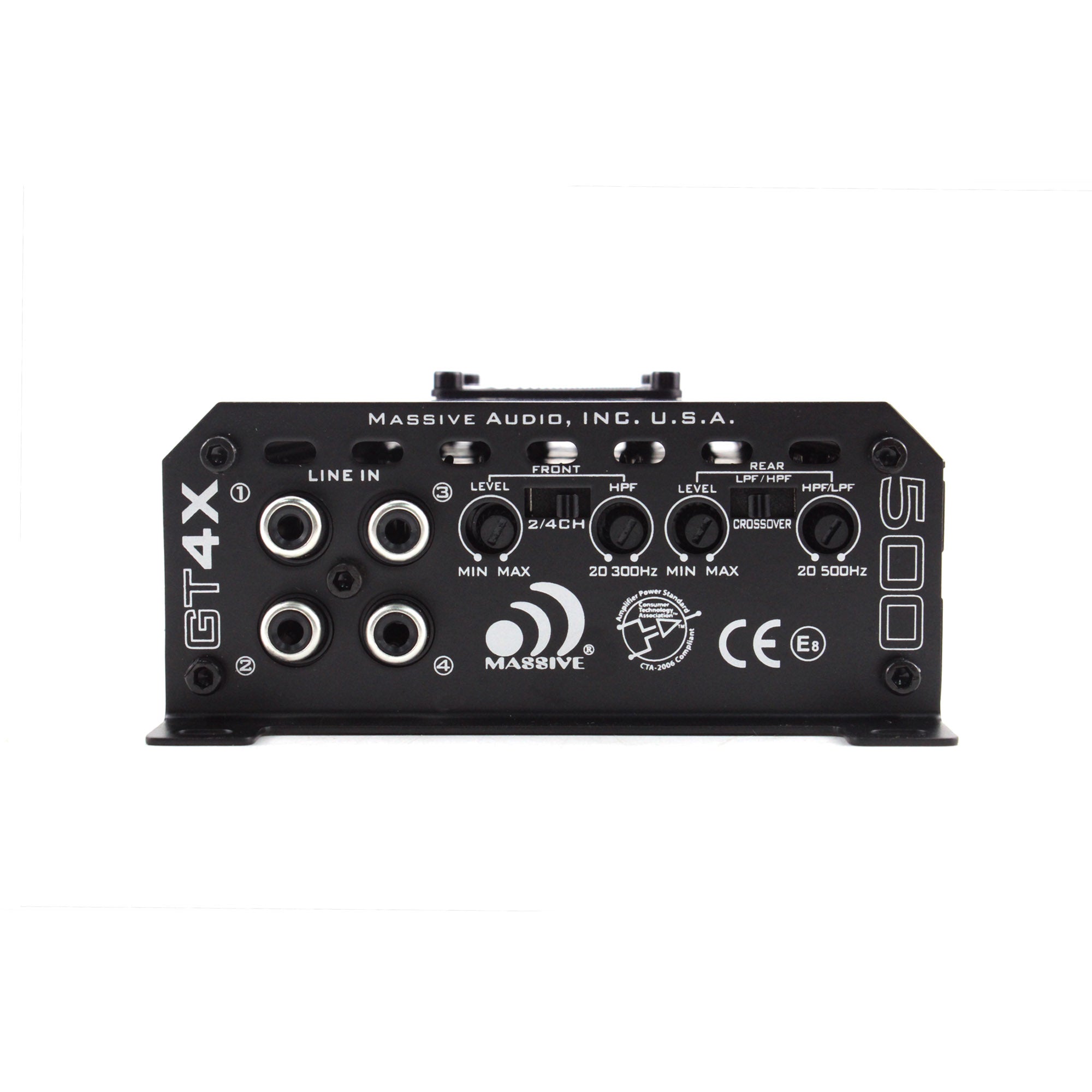 GT4X - 120 Watts RMS x 4 @ 2 Ohm 4 Channel Amplifier