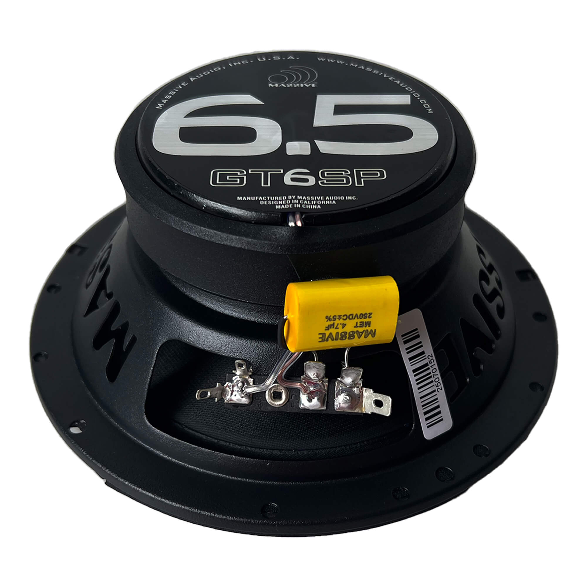 GT6SP - 6.5" 2-Way 100 Watts RMS Coaxial Pro & Car Audio Speakers