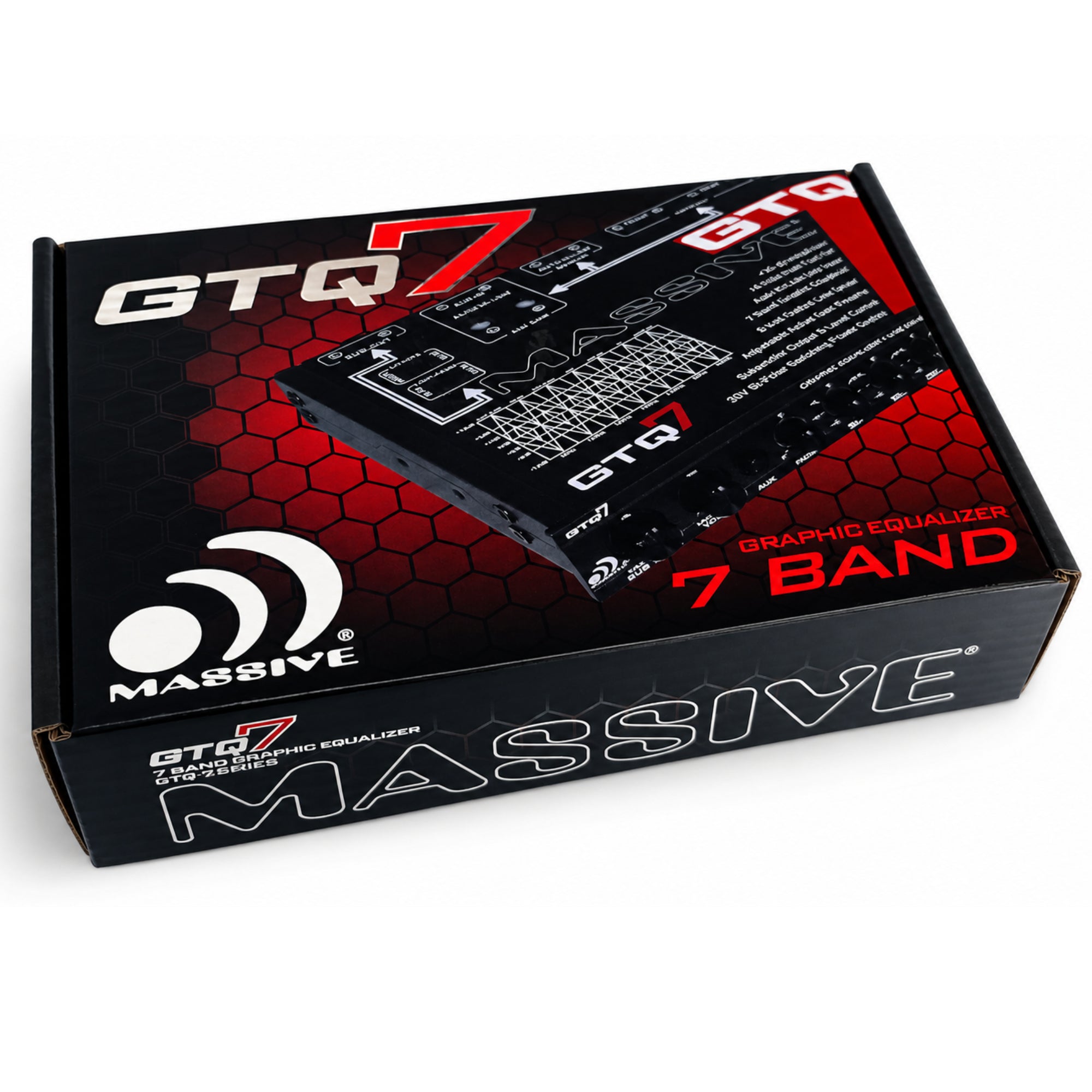 KANKICK Acid Massive Musical2枚 7inch GTQ7 - 7 Band Car Audio Graphic Equalizer Auto Hi-Low Input