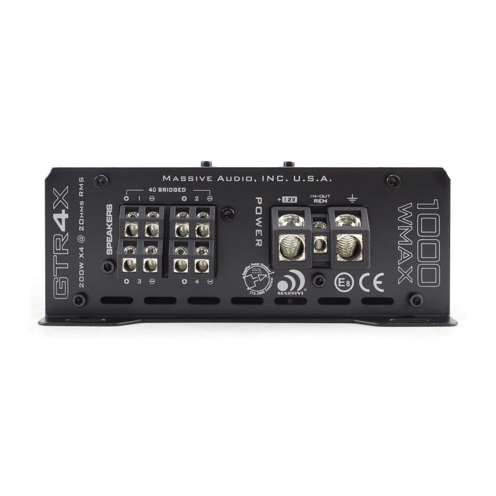 GTR4X - 220 Watts RMS x 4 @ 2 Ohm 4 Channel Amplifier