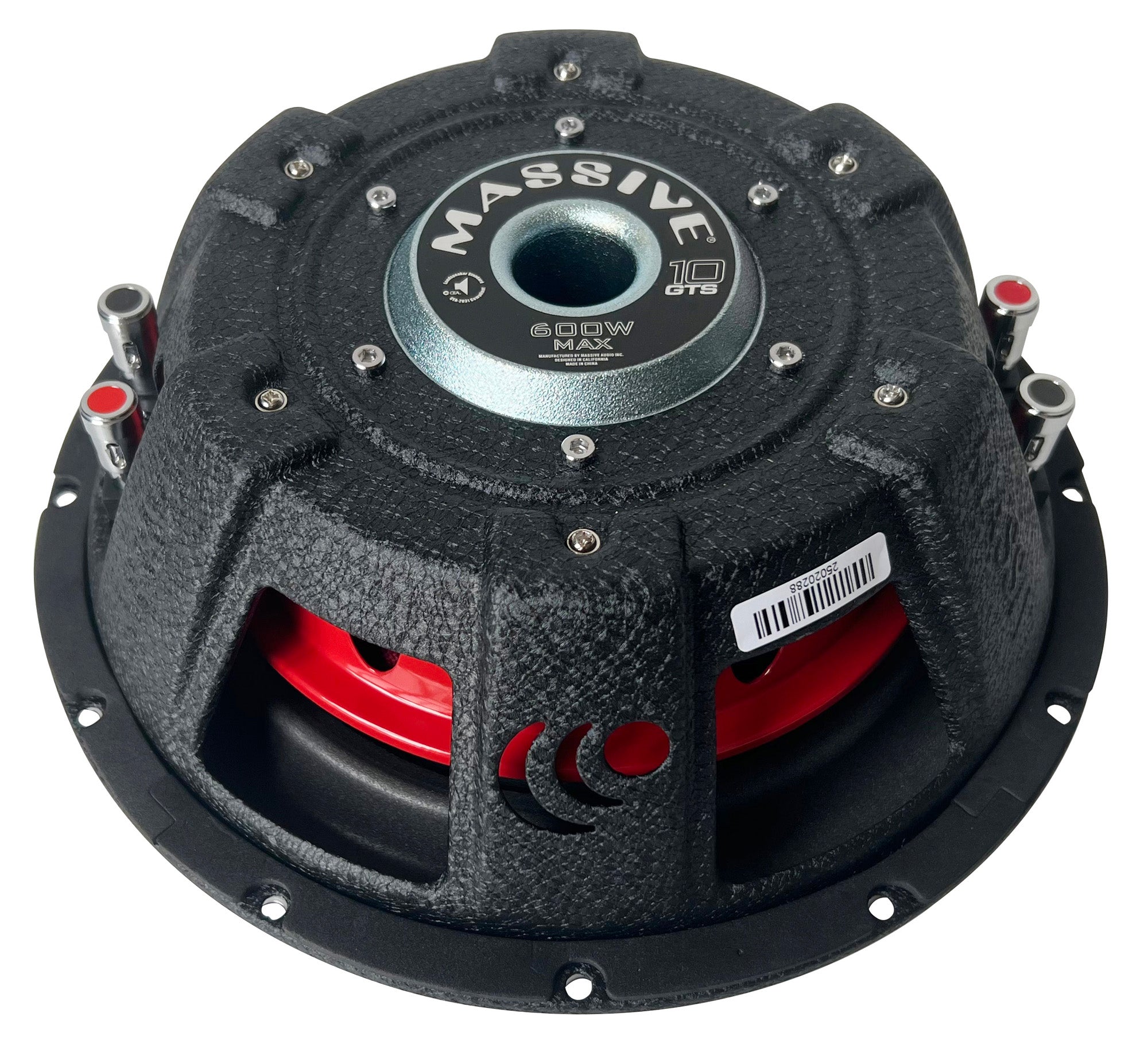 GTS10 - 10" 300 Watts RMS Dual 4 Ohm Subwoofer