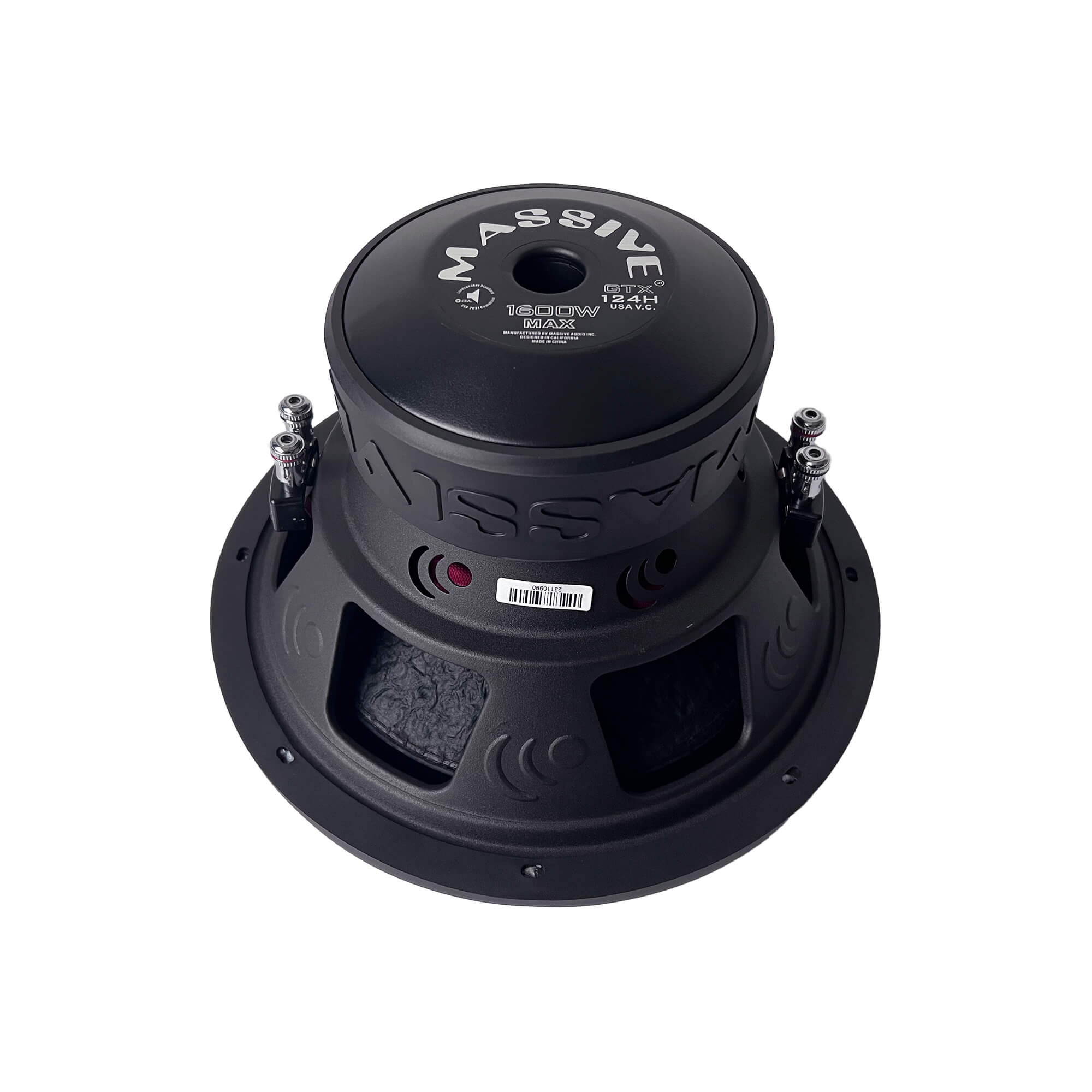 GTX122H - 12" 800 Watts RMS Dual 2 Ohm Subwoofer