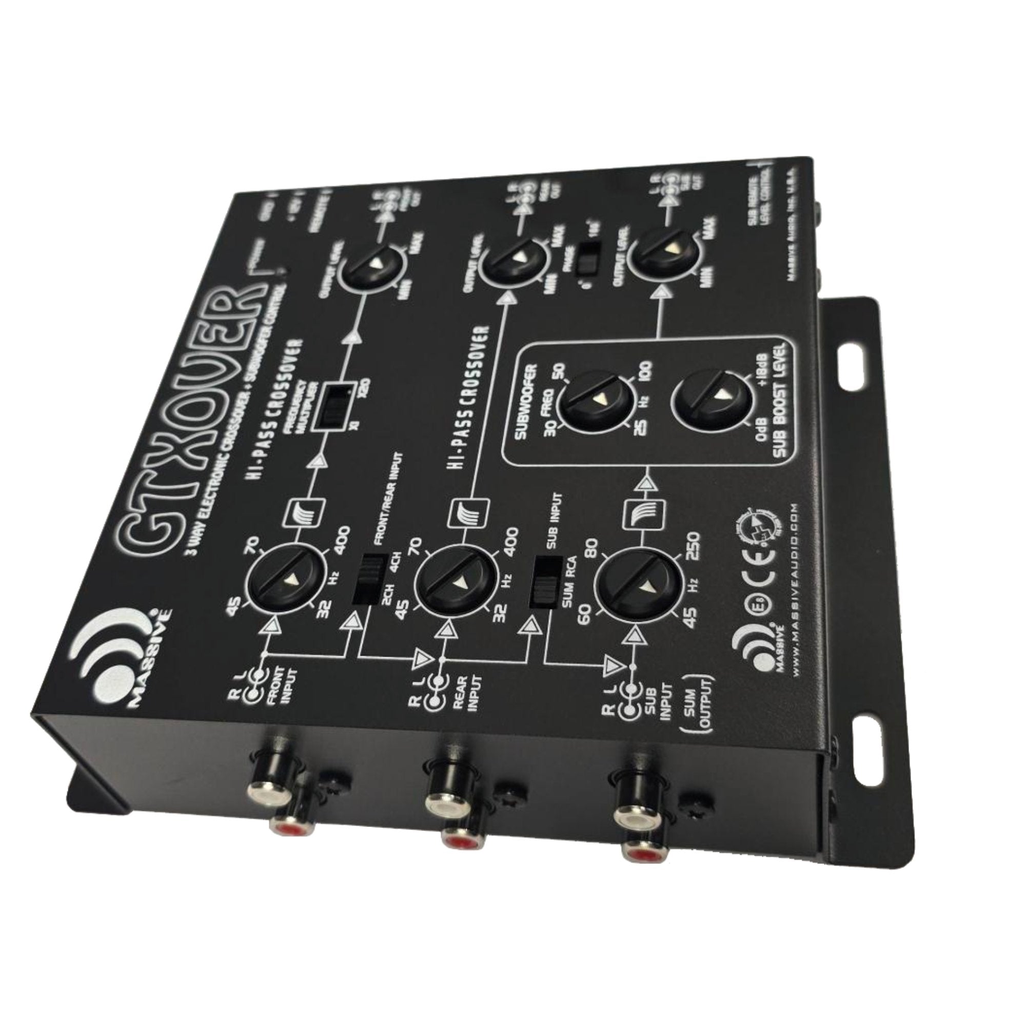 GTXOVER - 3 Way Electronic Crossover 18dB 3rd Order Butterworth