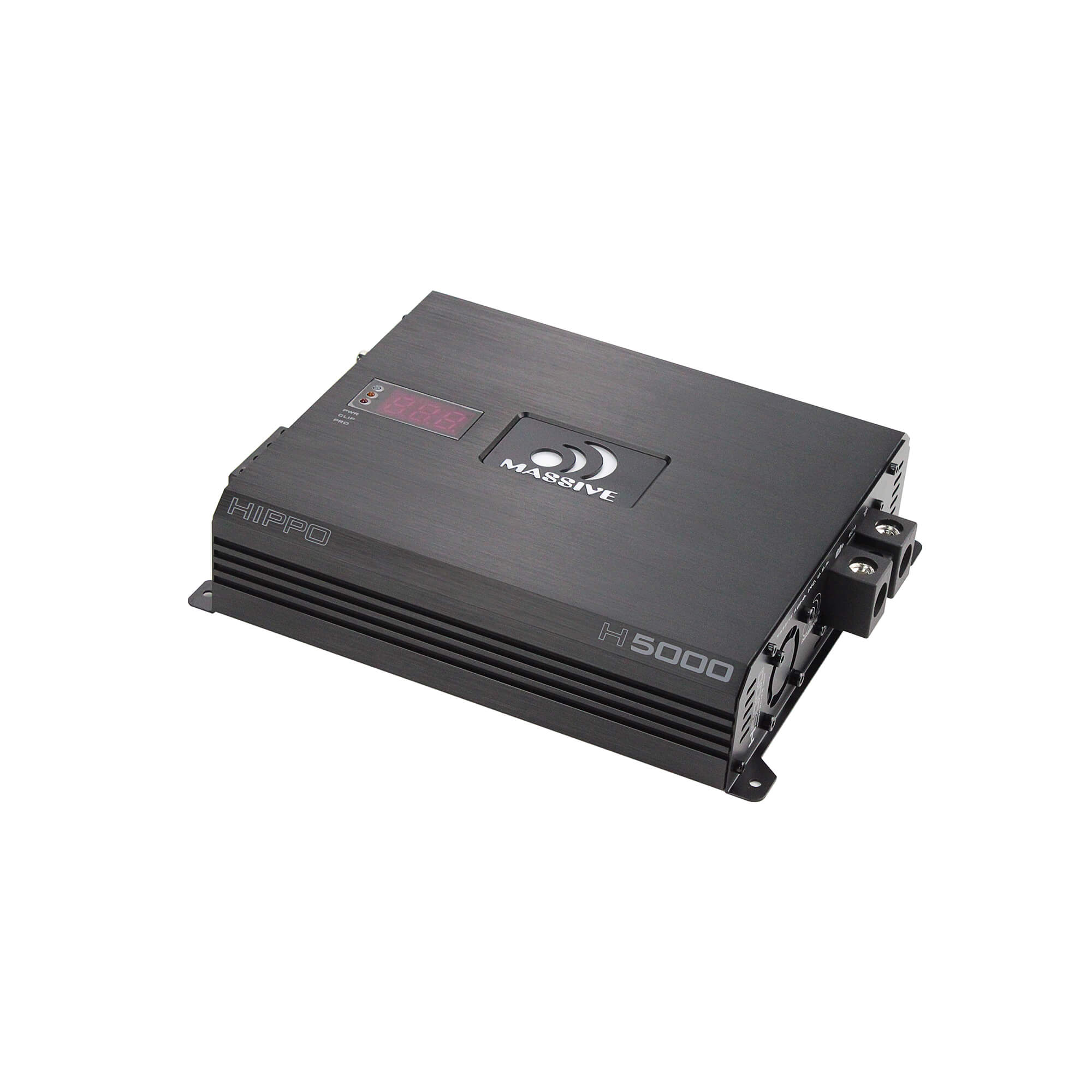 H5000 - 5000 Watt RMS @ 1 Ohm Mono Block Hippo Series Amplifier with Bass Remote