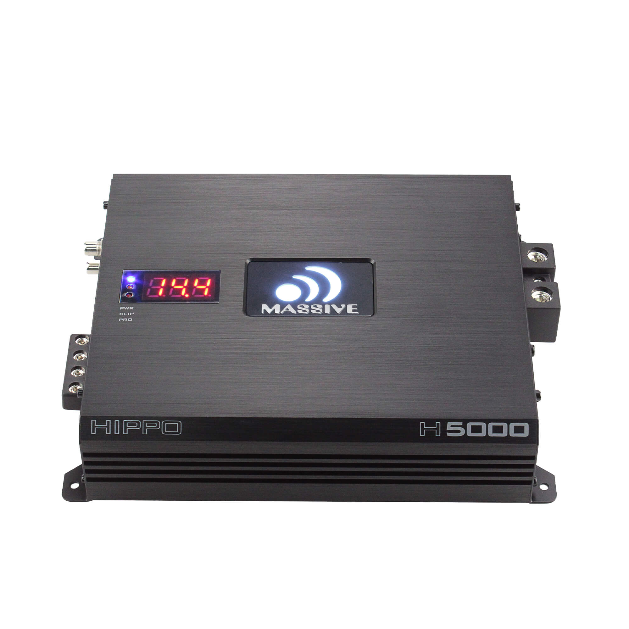 H5000 - 5000 Watt RMS @ 1 Ohm Mono Block Hippo Series Amplifier with Bass Remote