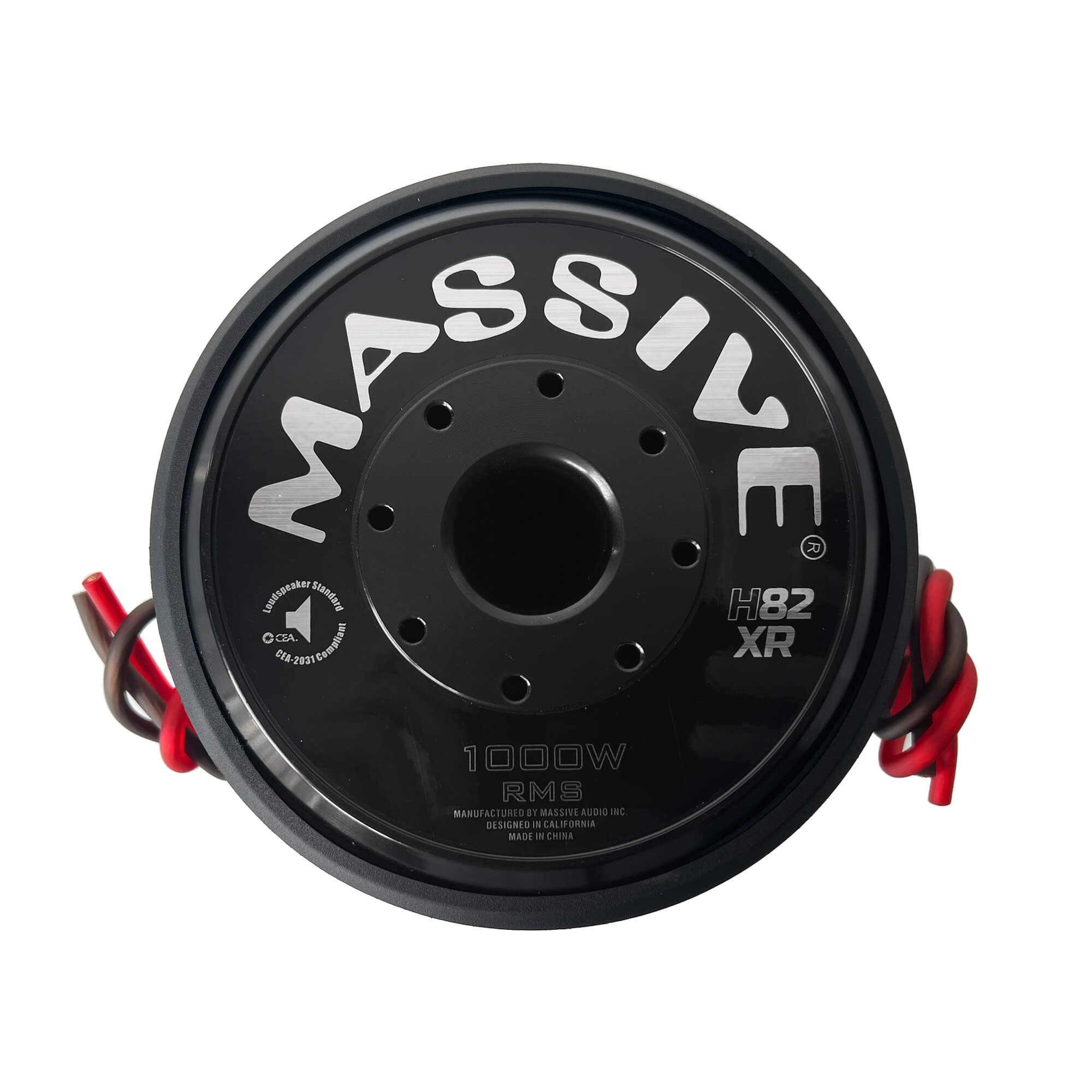 H82XR - 8" 1000 Watts RMS Dual 2 Ohm 2.5" V.C. Subwoofer