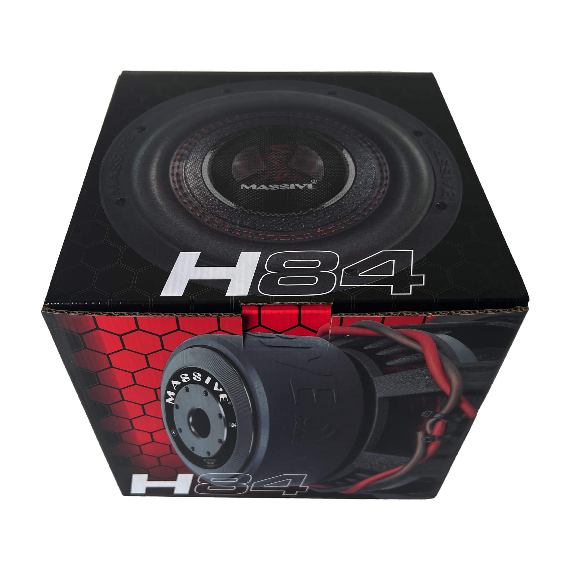H84 - 8" 600 Watts RMS Dual 4 Ohm 2.5" V.C. Subwoofer