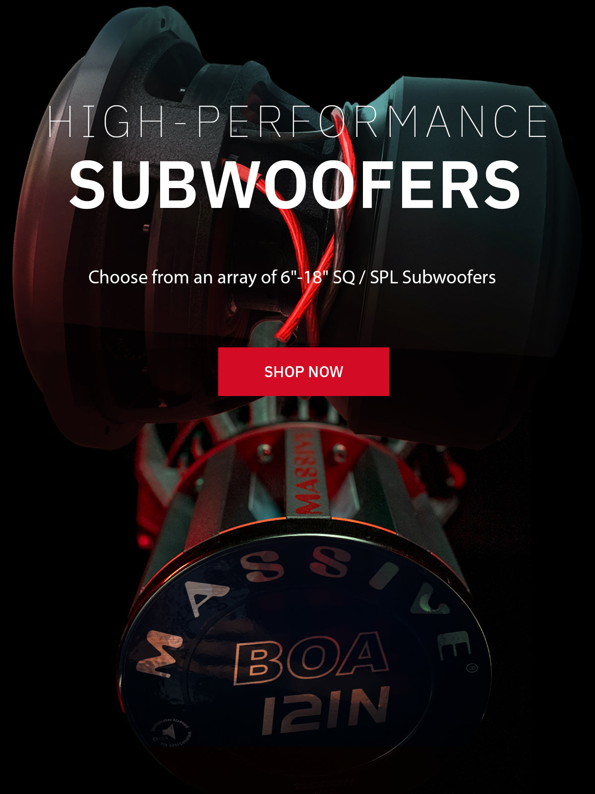 High Performance Subwoofers