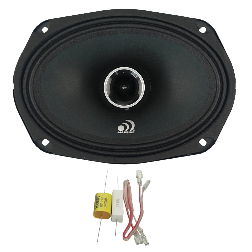 P69XV2 - 6"x 9" 2-Way 140 Watts RMS Coaxial Pro Audio Speakers