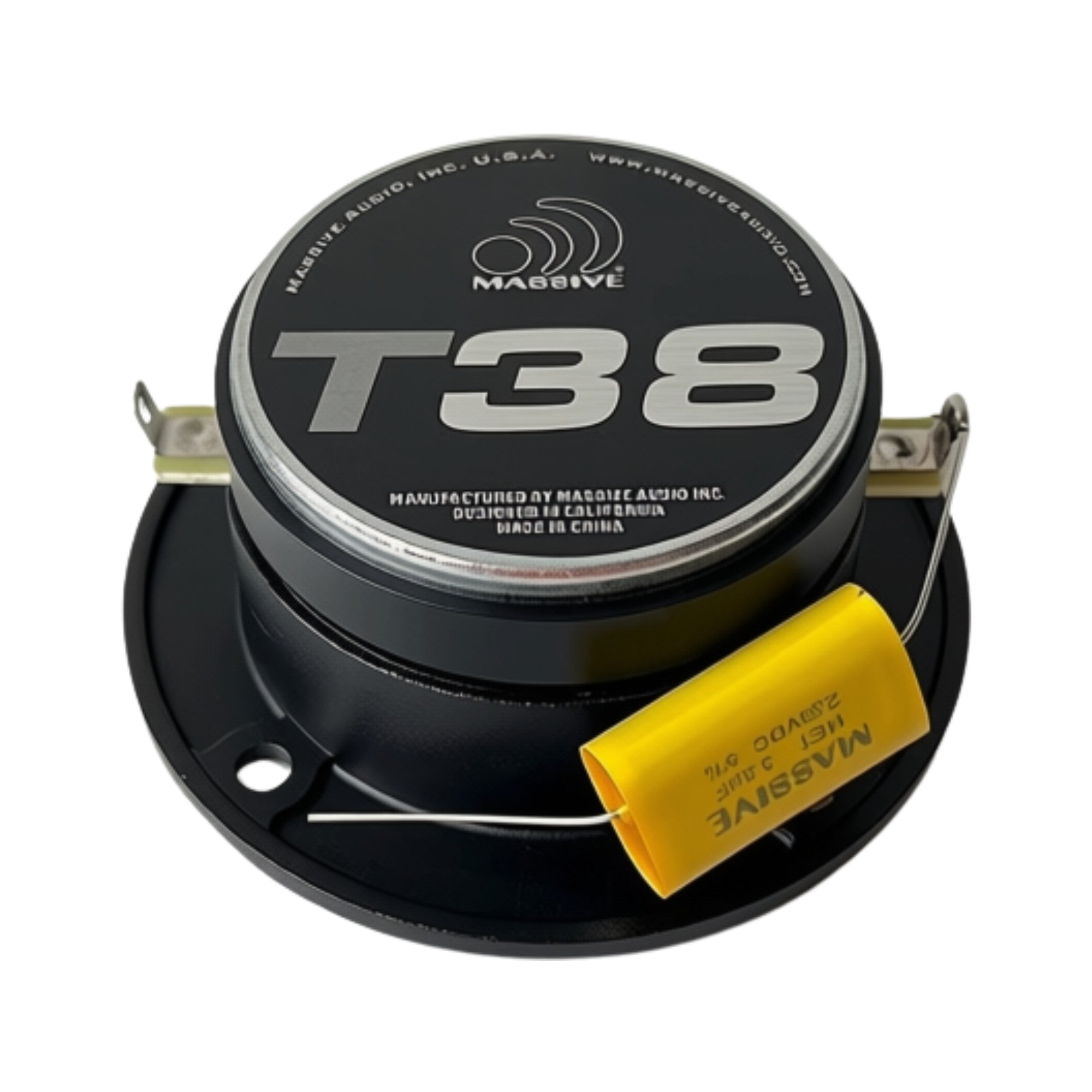 T38 - 30 Watts RMS 4 Ohm 25.5mm Power Bullet Tweeter (Pair)