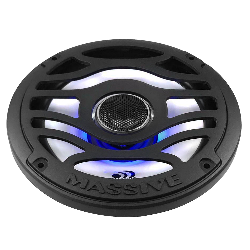 T65XE - 6.5" 80 Watts Marine Coaxial LED Speakers (PAIR)