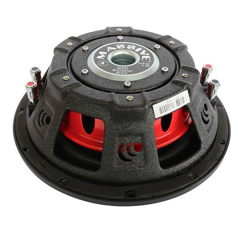 UFO10V2 - 10" 300 Watts RMS Dual 4 Ohm Slim Subwoofer